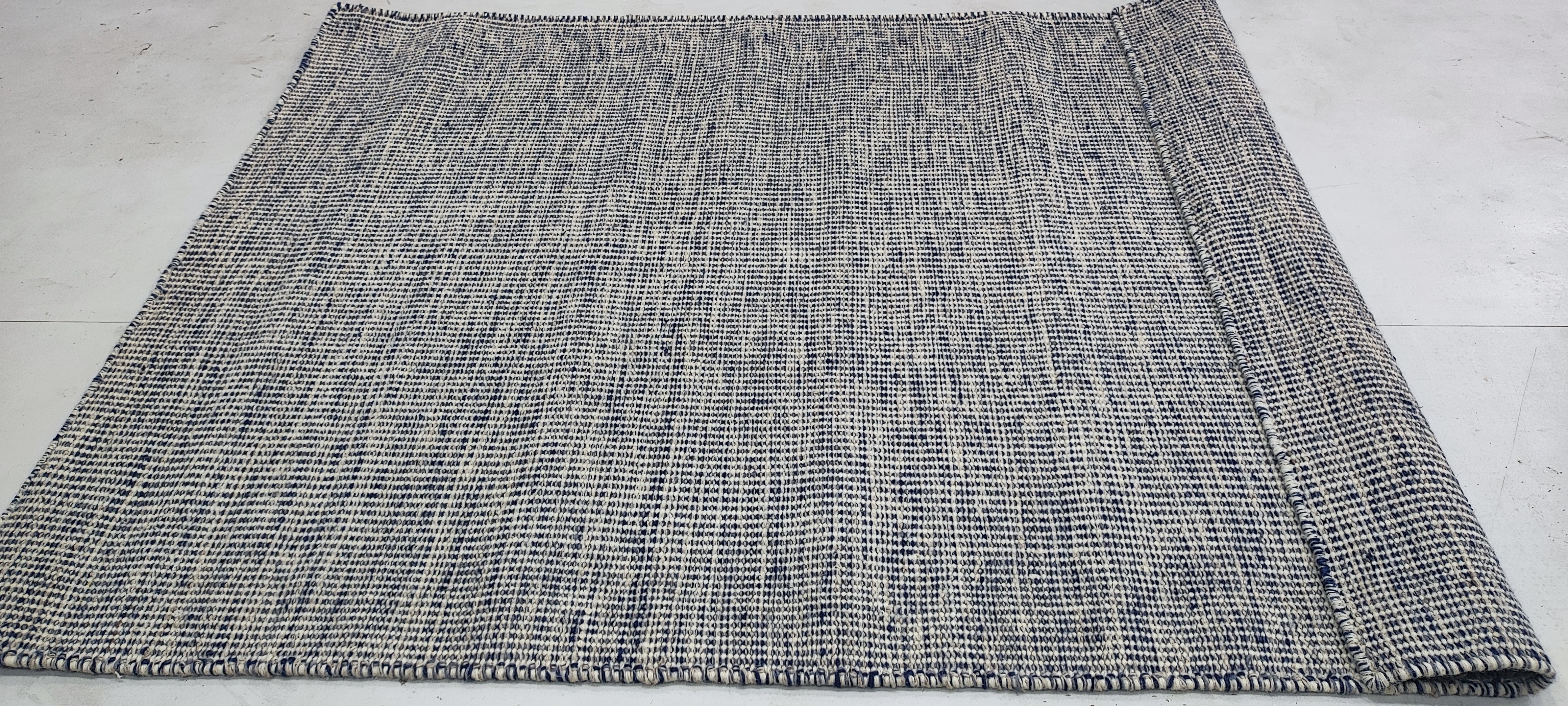 P.J. Byrne 4x5.9 Hand-woven Durrie Rug (Multiple Colors)