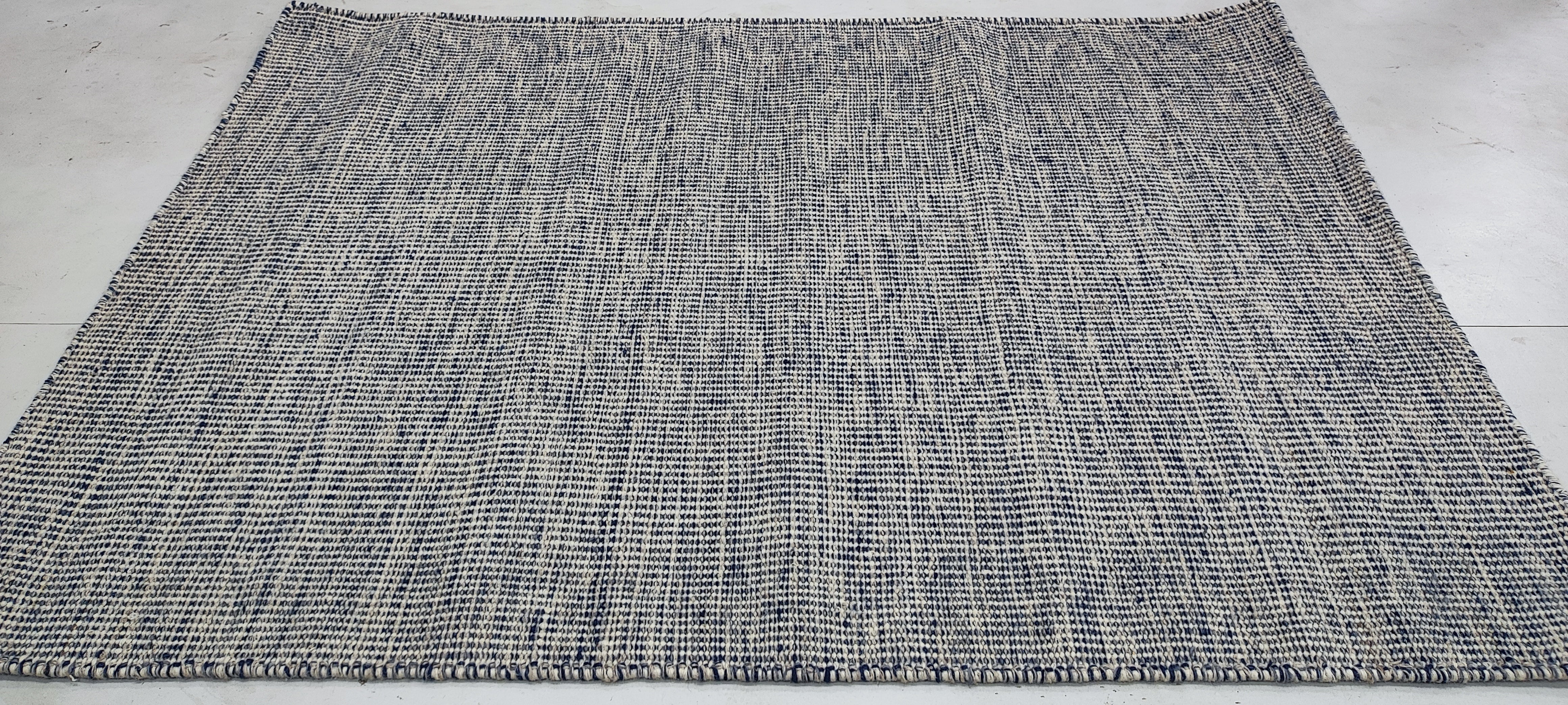 P.J. Byrne 4x5.9 Hand-woven Durrie Rug (Multiple Colors)