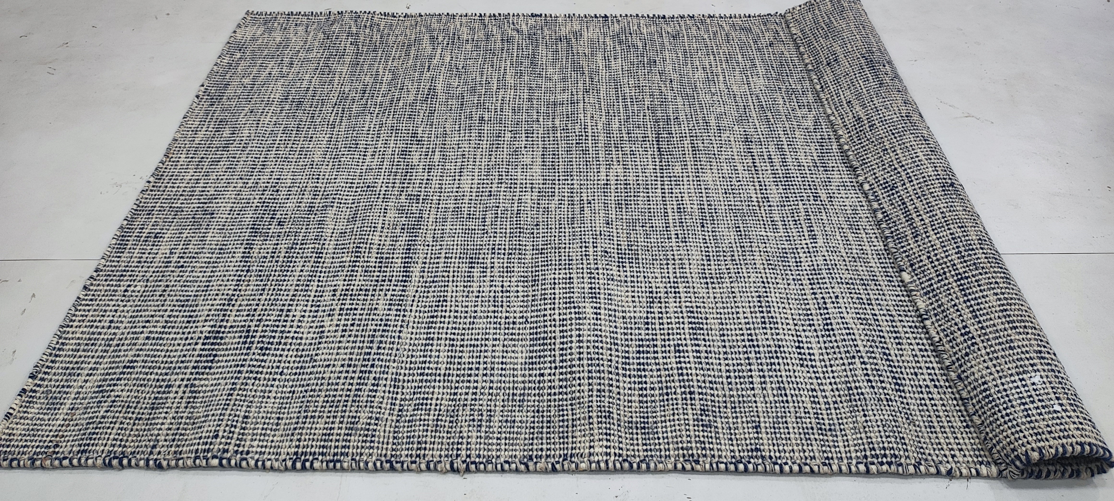 P.J. Byrne 4x5.9 Hand-woven Durrie Rug (Multiple Colors)