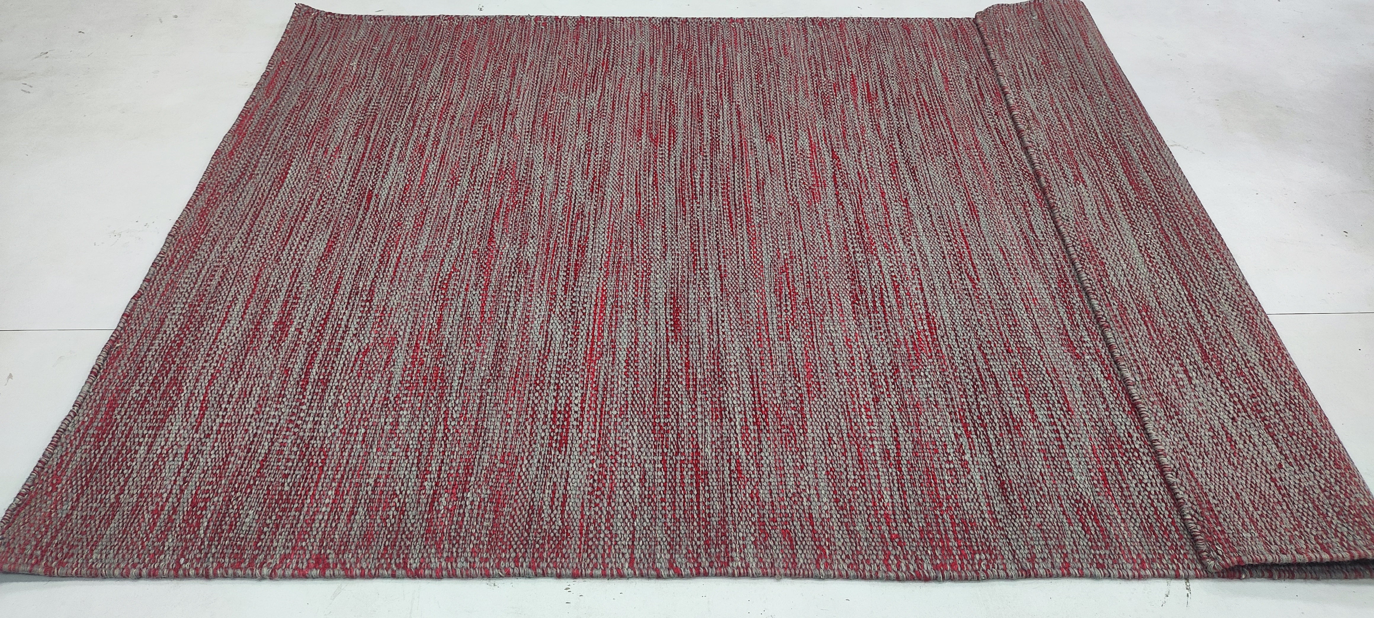 Malcolm Barrett 4x5.9 Hand-woven Durrie Rug (Multiple Colors)