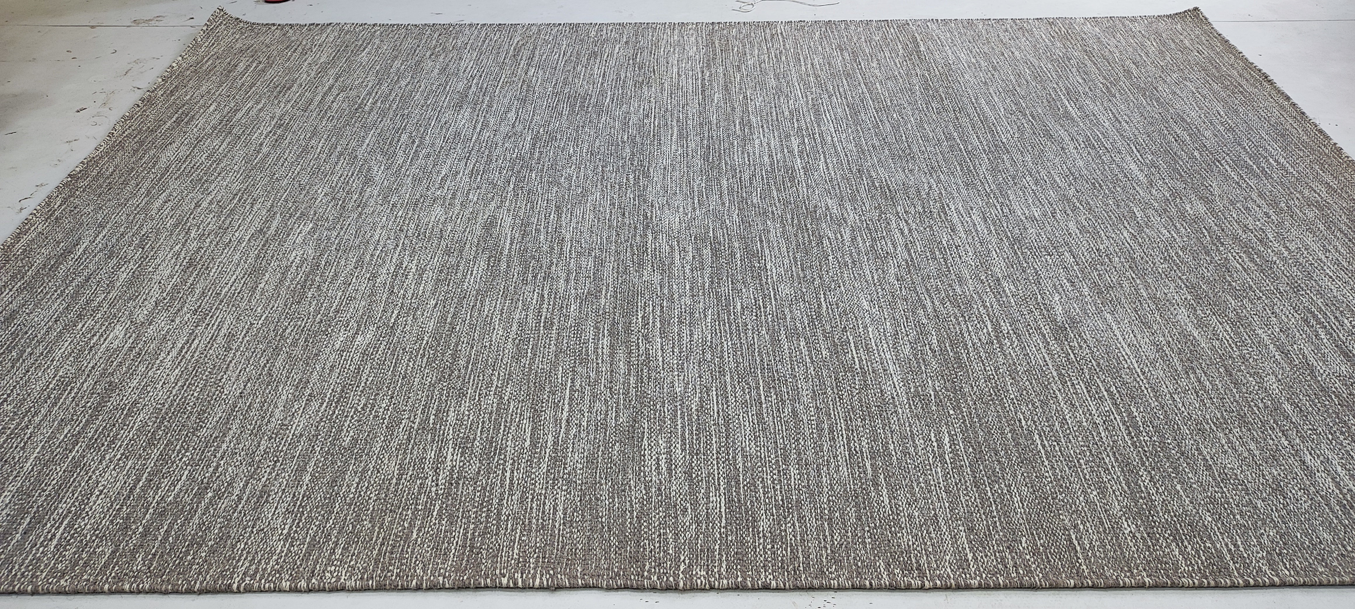 Joel Osment 4x5.9 Hand-woven Grey Durrie Rug