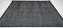 NAME 5x6.3 Black Hand-woven Durrie Rug