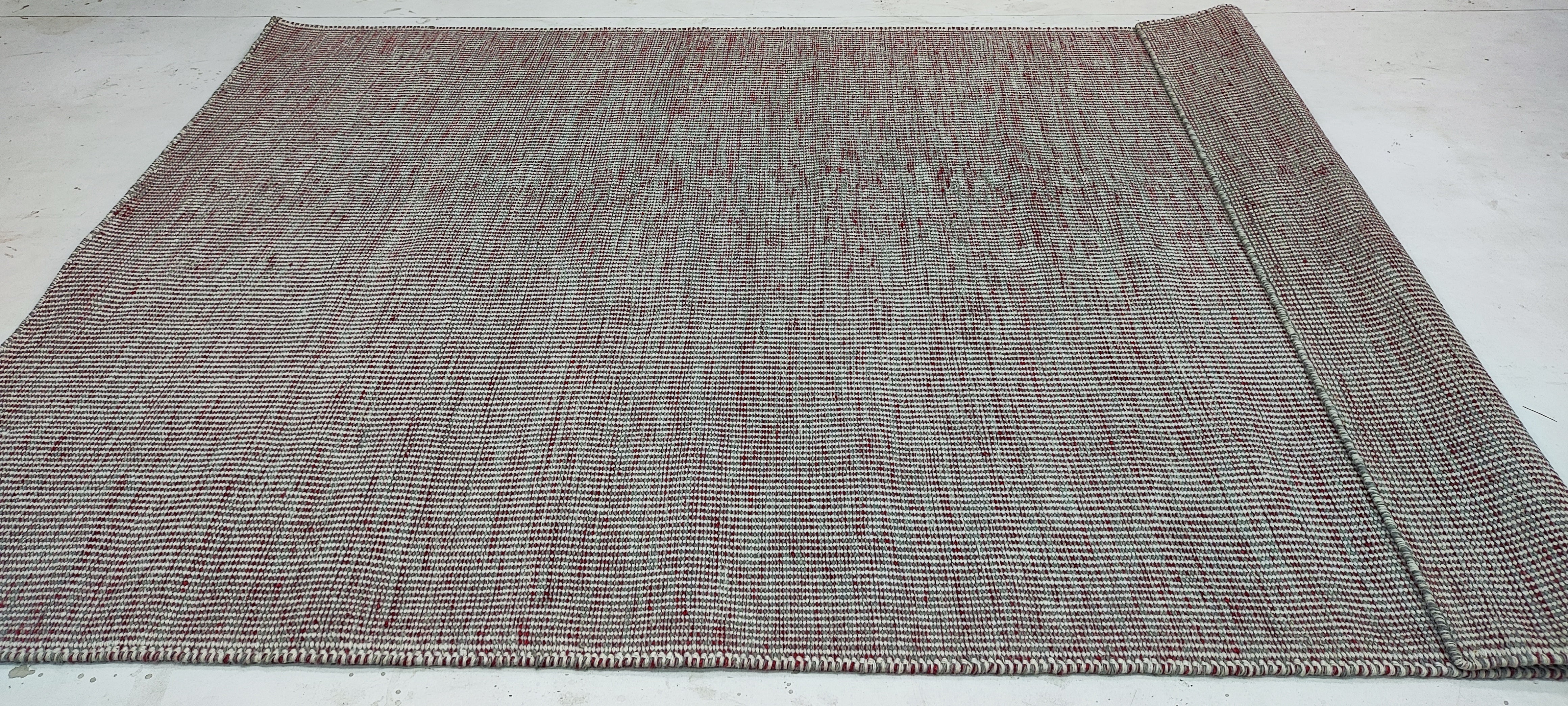 Jarvis 5.3x7.6 Brown Handwoven Durrie Rug