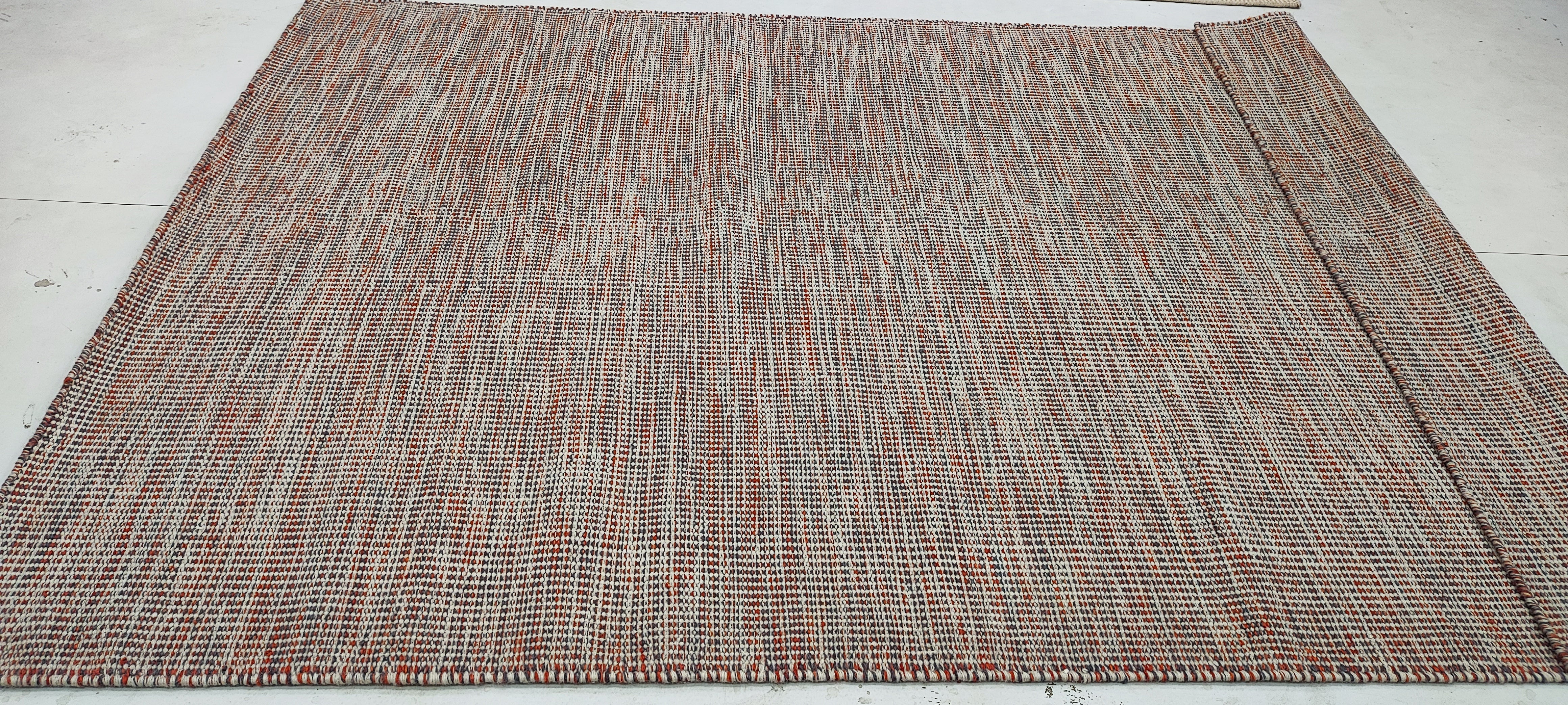 Jarvis 5.3x7.6 Brown Handwoven Durrie Rug