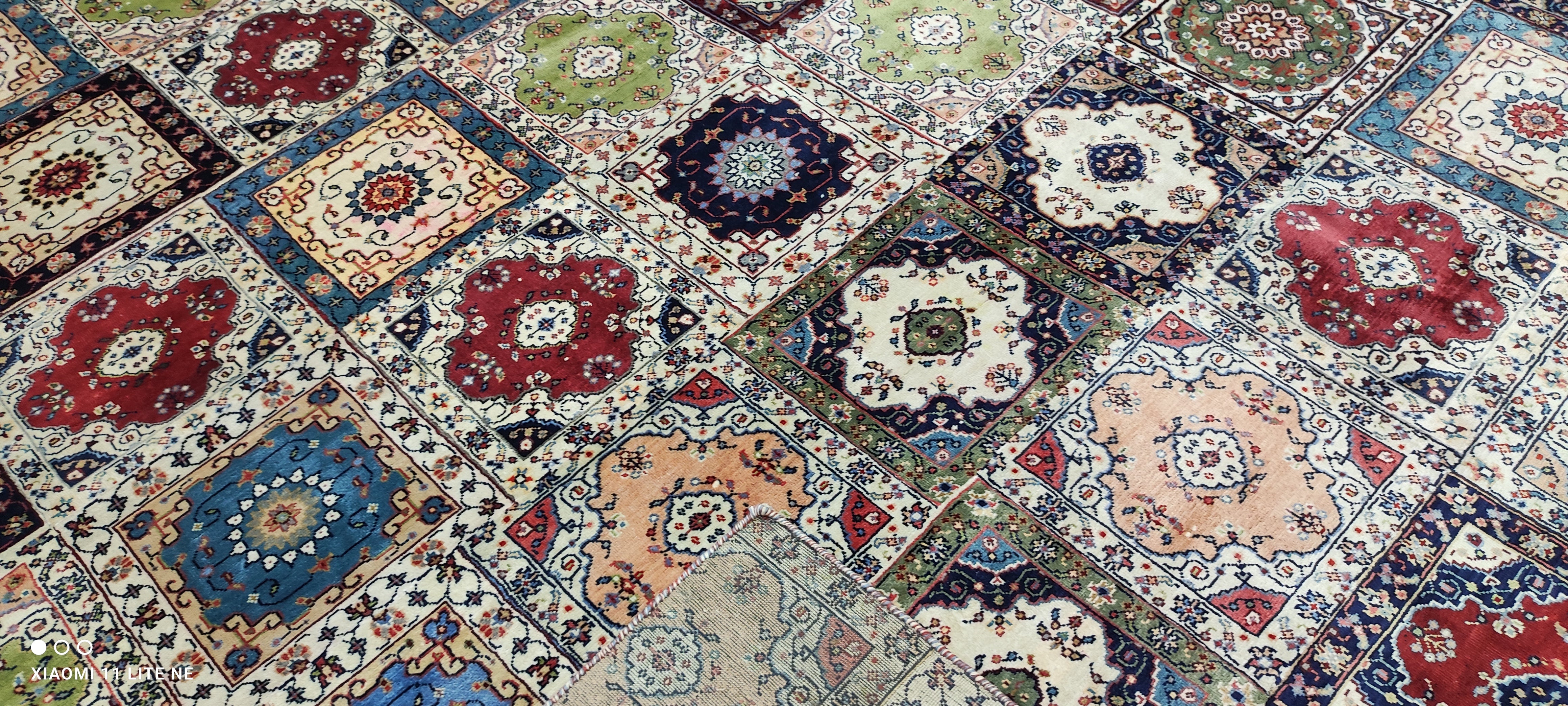 Young Carl O'Neill 8.3x10 Colorful Hand-Knotted Modern Patched Rug