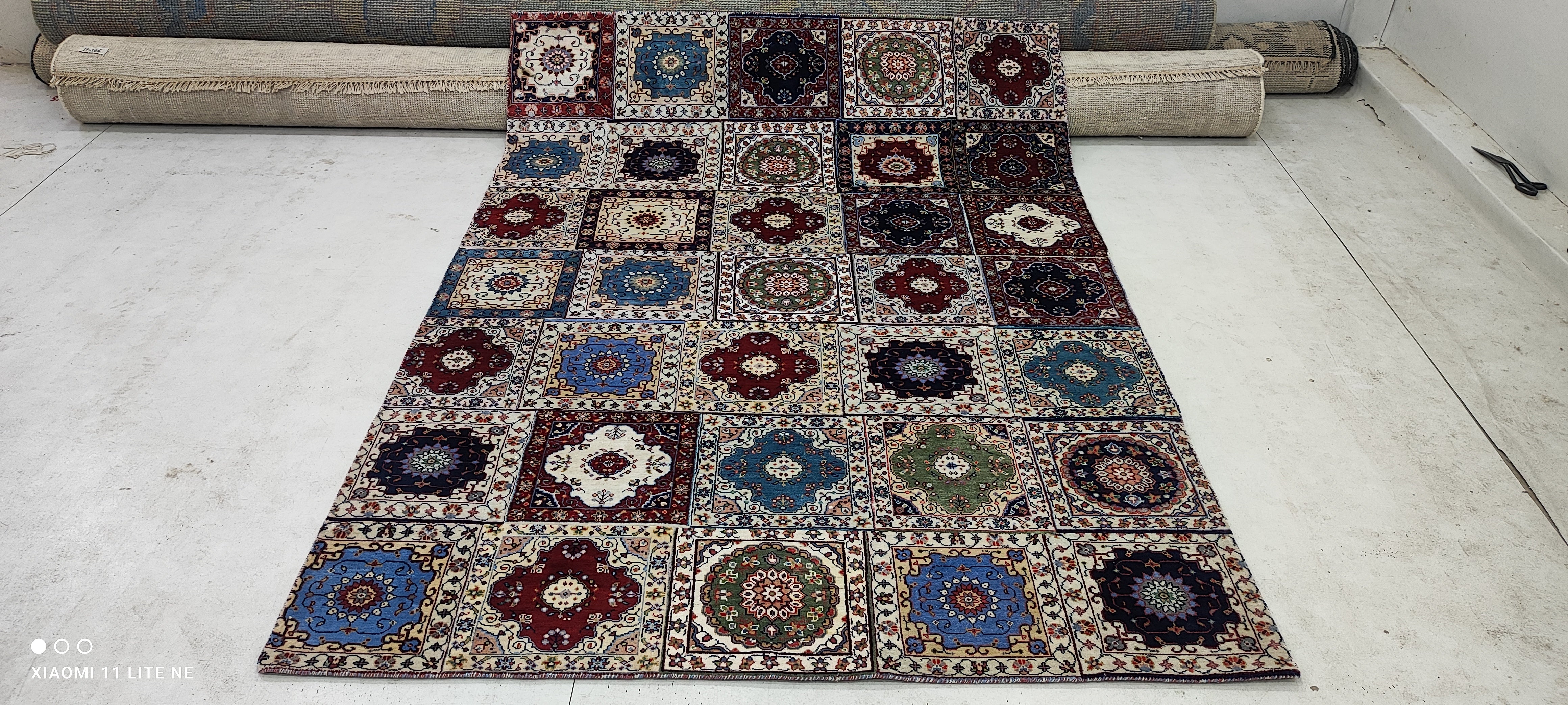 Kyle Rideout 4.6X6.6 Colorful Hand-Knotted Modern Patched Rug