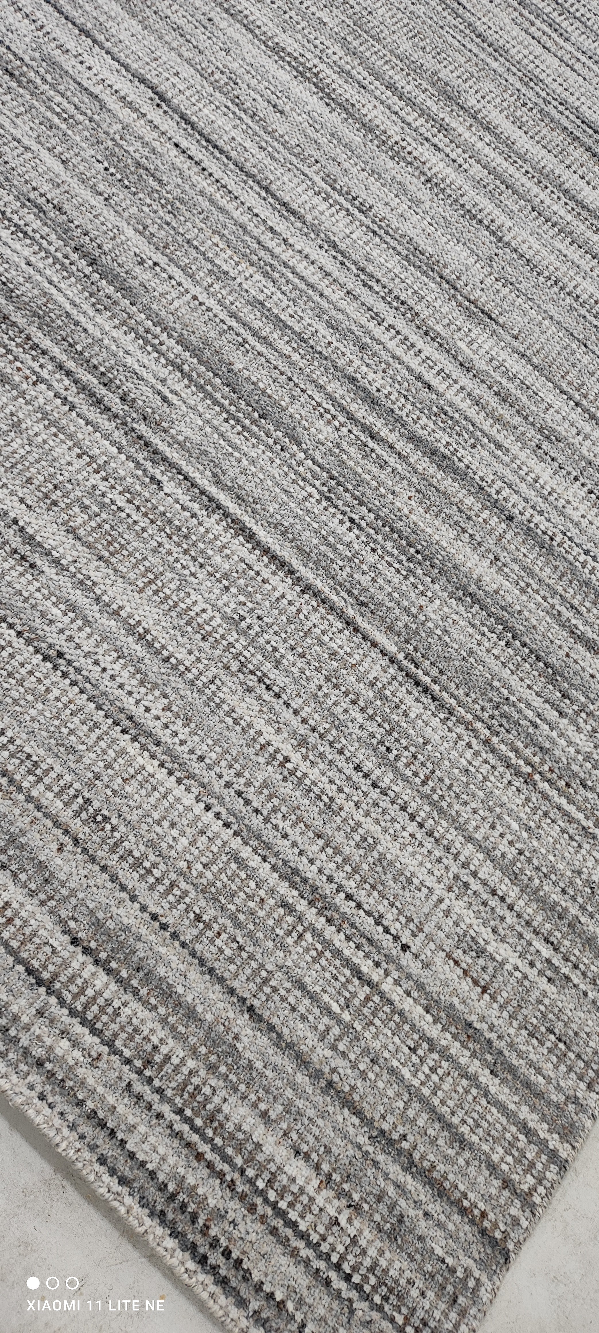 Connor Paton 8.6x11.6 Grey Hand-Knotted Grass Design Rug