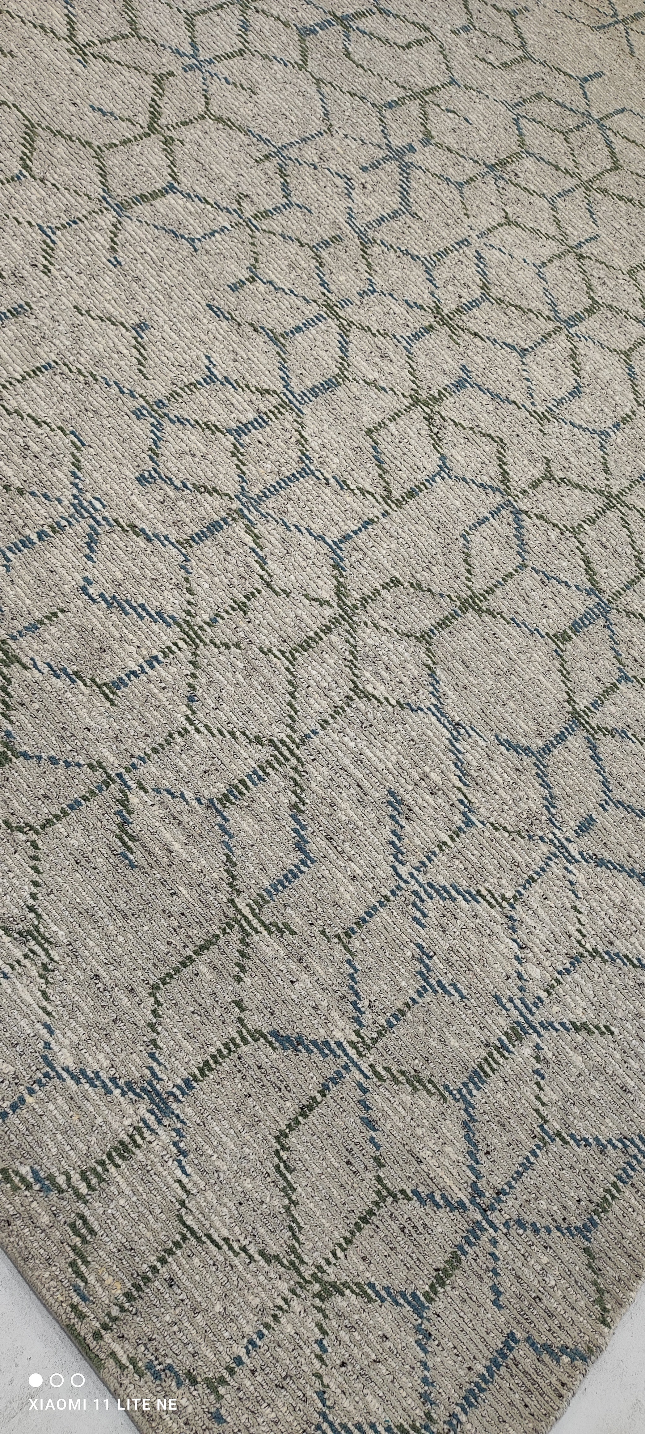 D.A. Craig Calloway 8x10 Grey Hand-Knotted Modern Rug