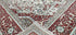 Zara Nikou Sichani 8x10 Ivory and Red Hand-Knotted Kashan Rug