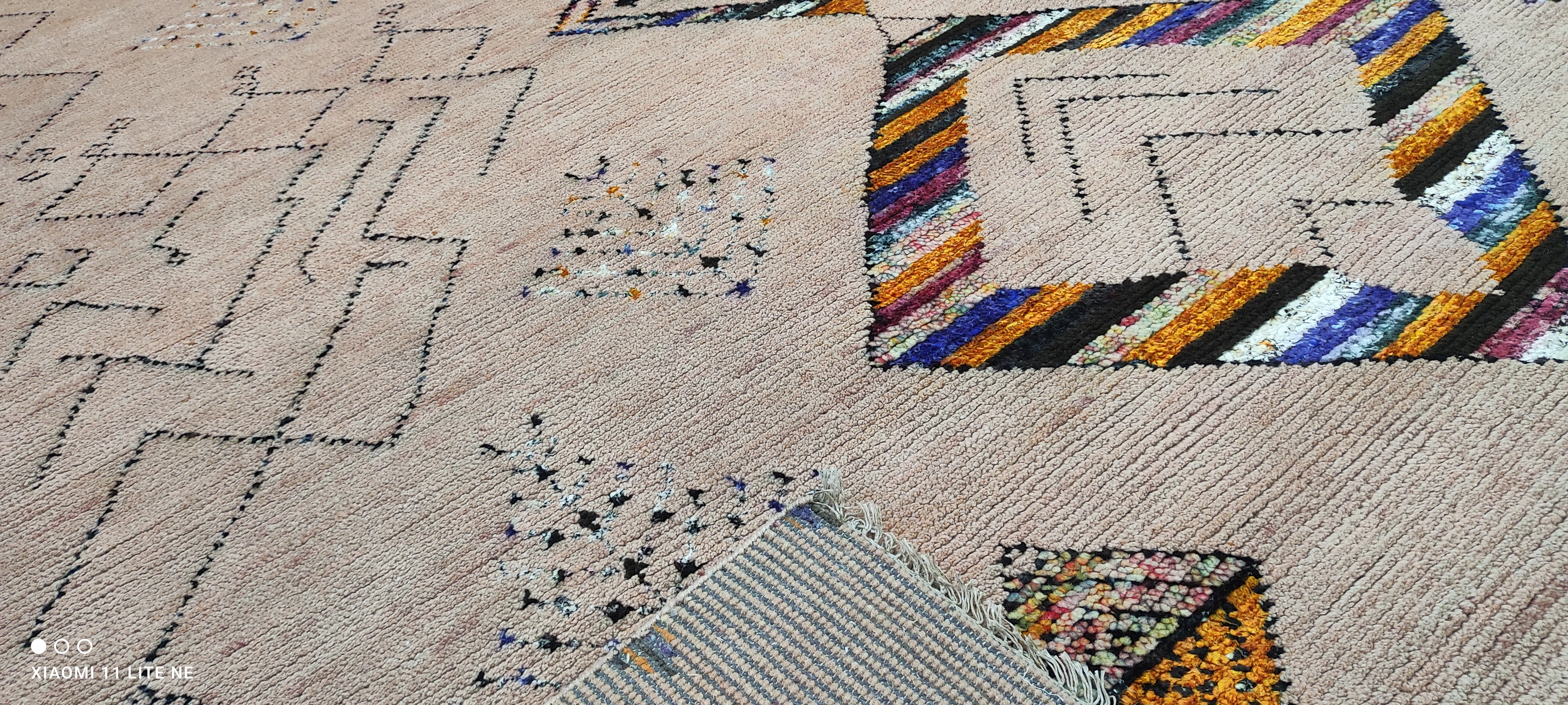 Charles Zuckermann 8x10 Rust Hand-Knotted Modern Rug