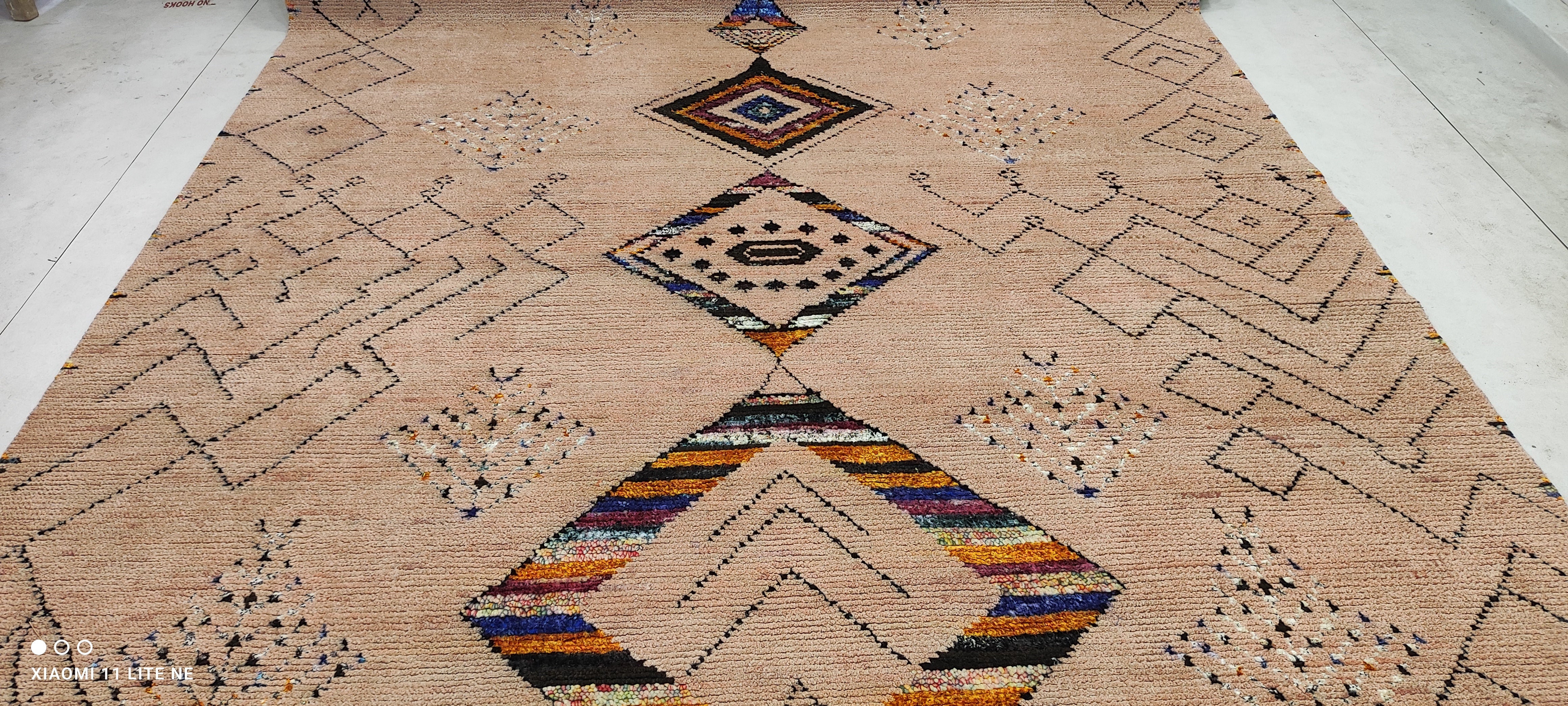 Charles Zuckermann 8x10 Rust Hand-Knotted Modern Rug