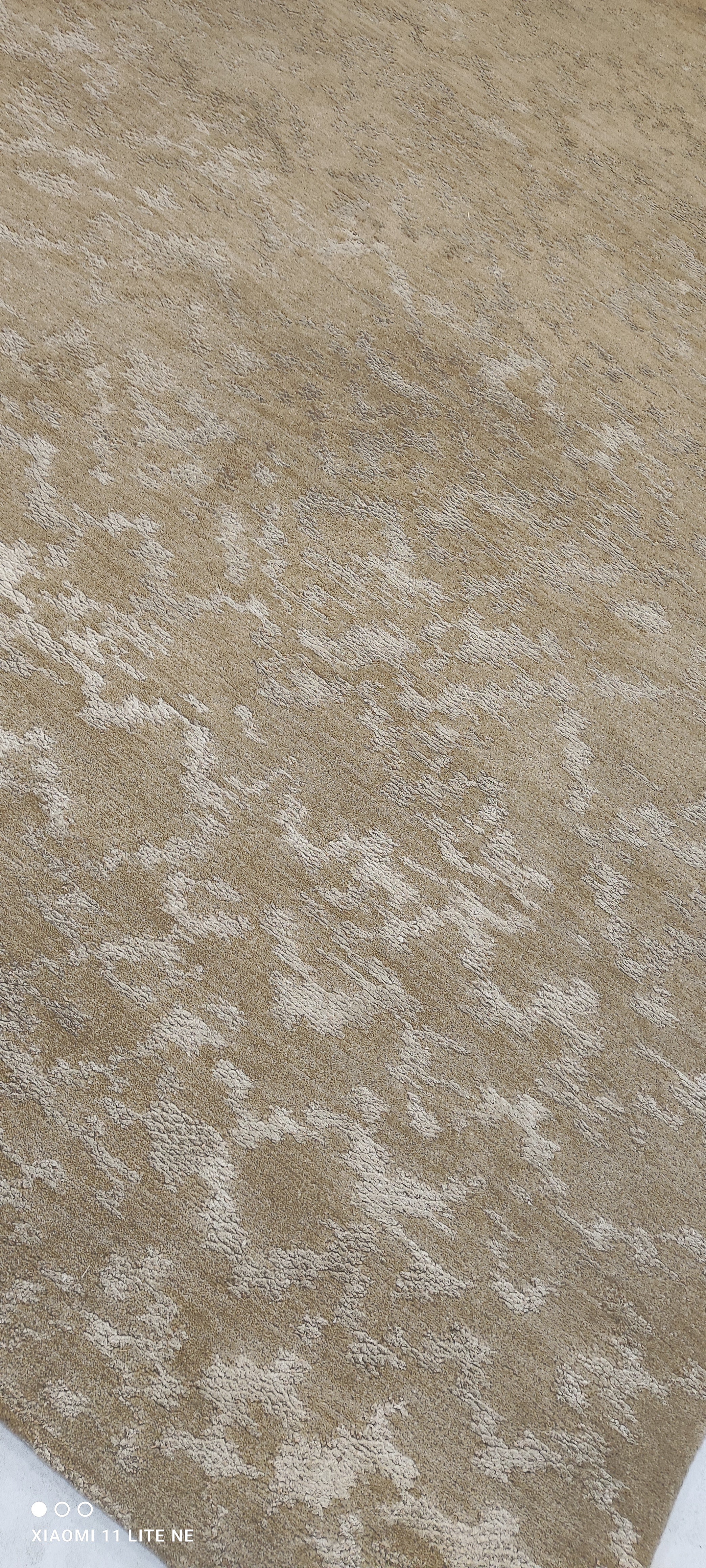 Teach Grant 8x9.9 Brown Hand-Knotted Modern Rug