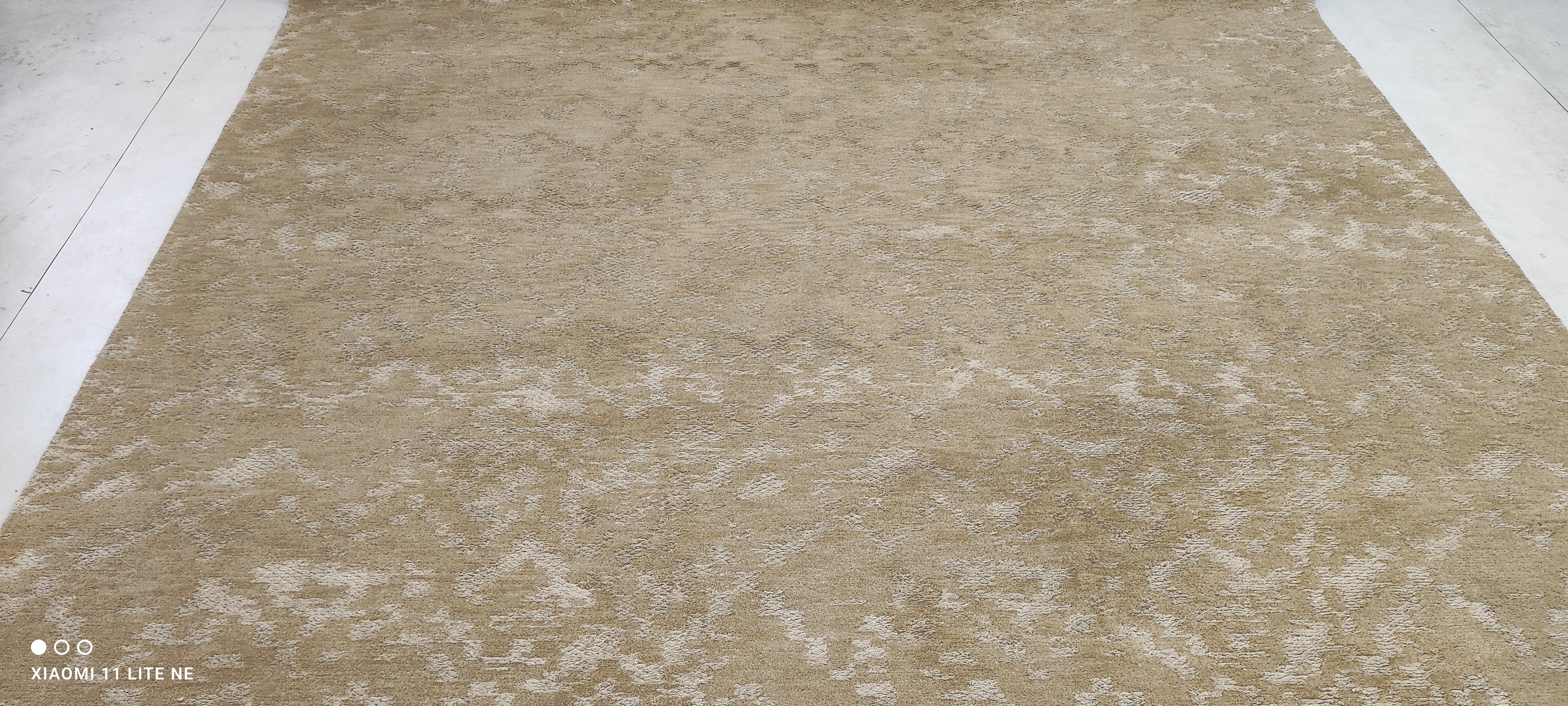 Teach Grant 8x9.9 Brown Hand-Knotted Modern Rug