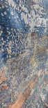 Ashton McBride 7.9x9.9 Blue Hand-Knotted Modern Rug