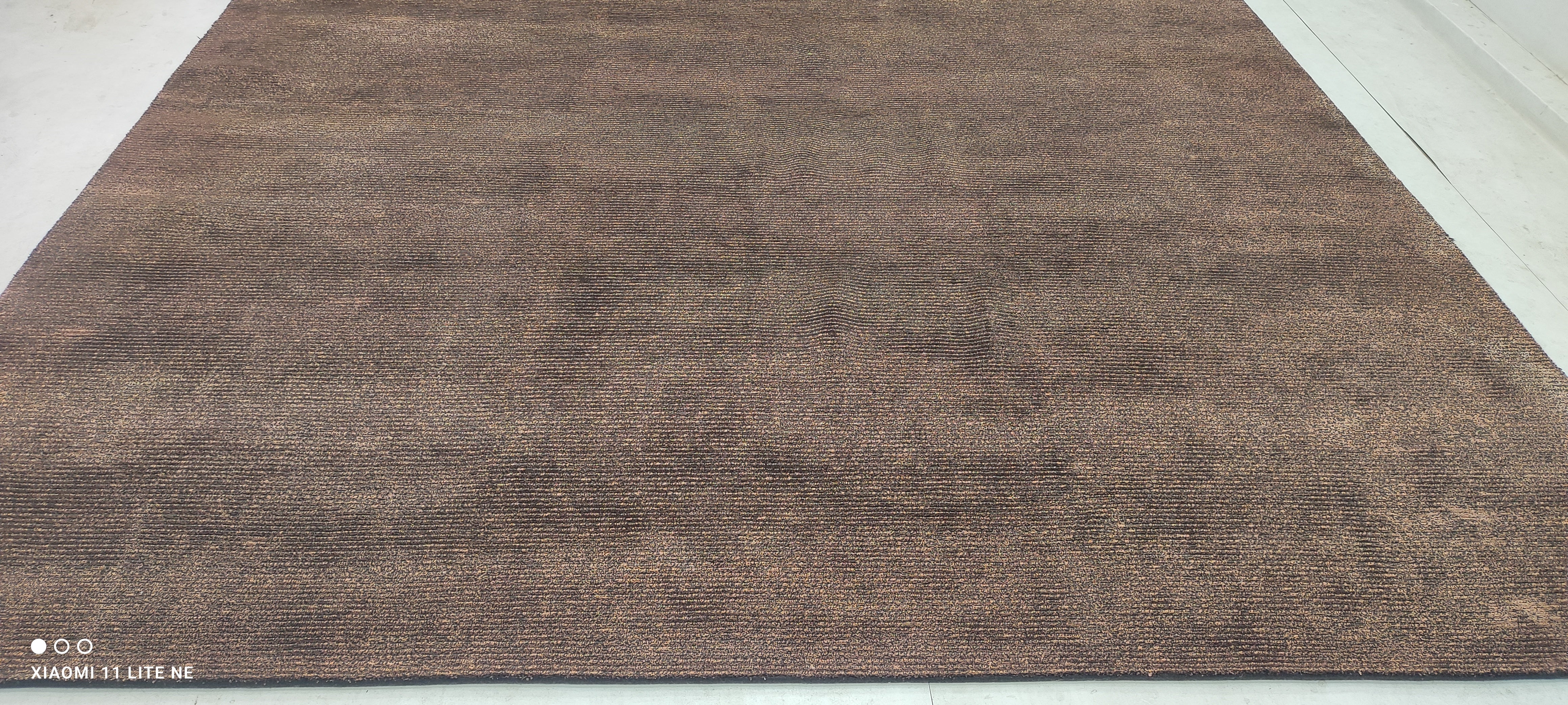 Patrick Gilmore 10x13.9 Brown Hand-Knotted Modern Rug