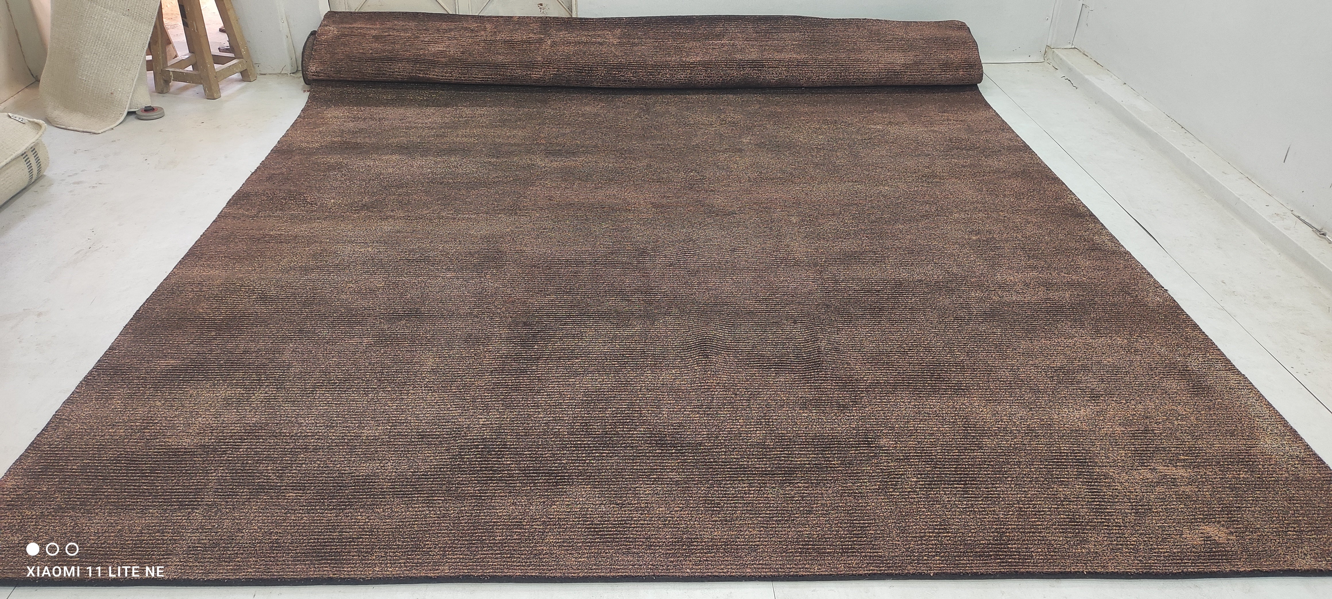 Patrick Gilmore 10x13.9 Brown Hand-Knotted Modern Rug