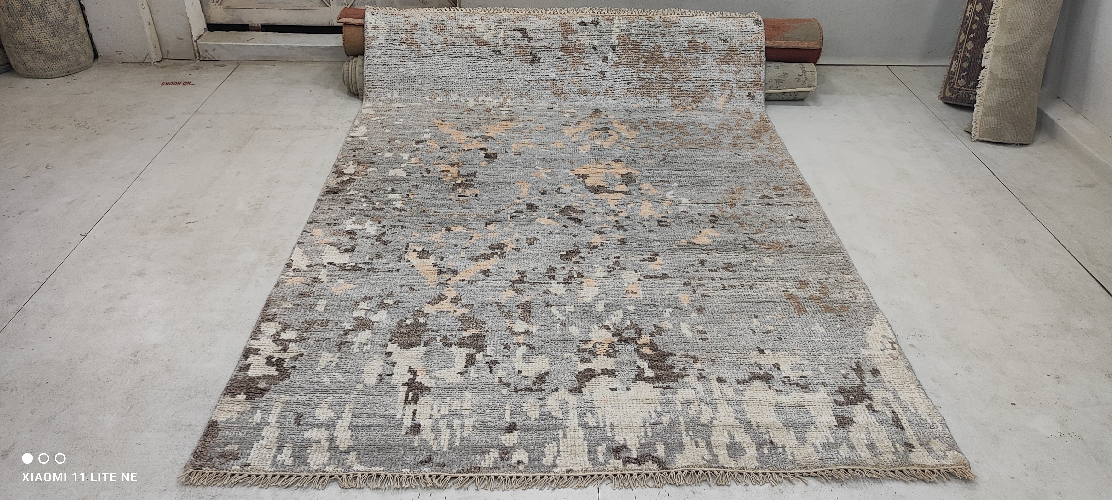 Jason Beaudoin 5.6x7.9 Grey Hand-Knotted Modern Rug