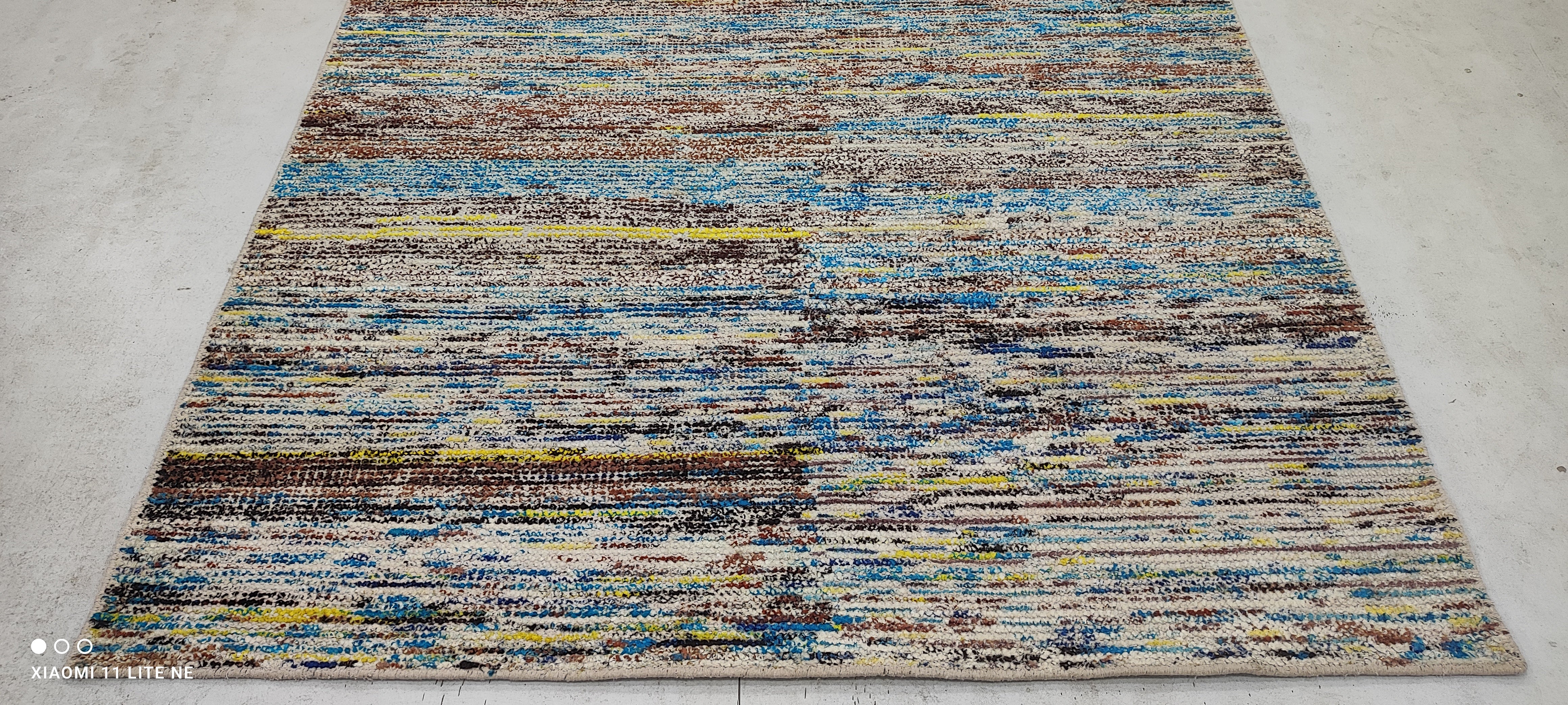Carl O'Neill 5x7.9 Colorful Hand-Knotted Modern Rug