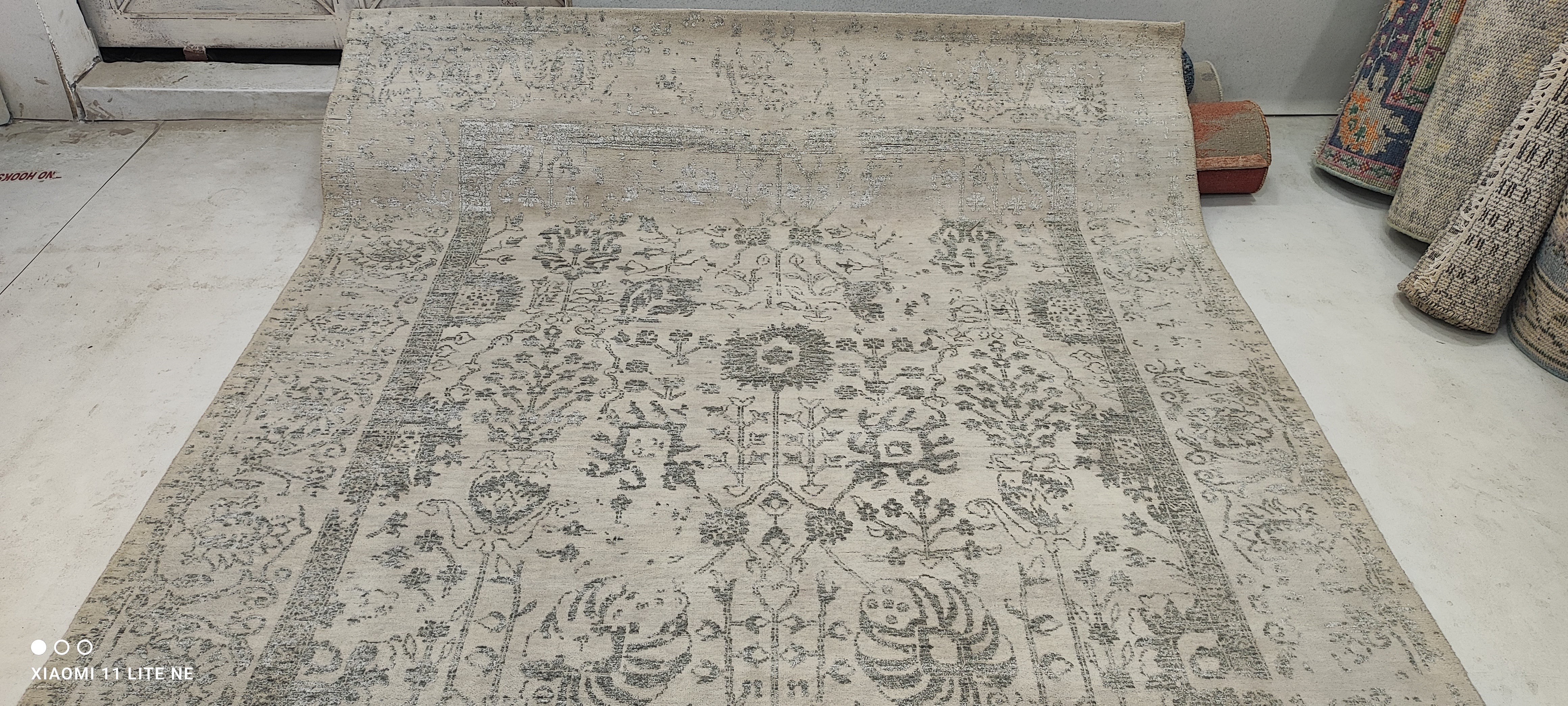 Shane 6x9 Grey Hand-Knotted Modern Abstract Rug
