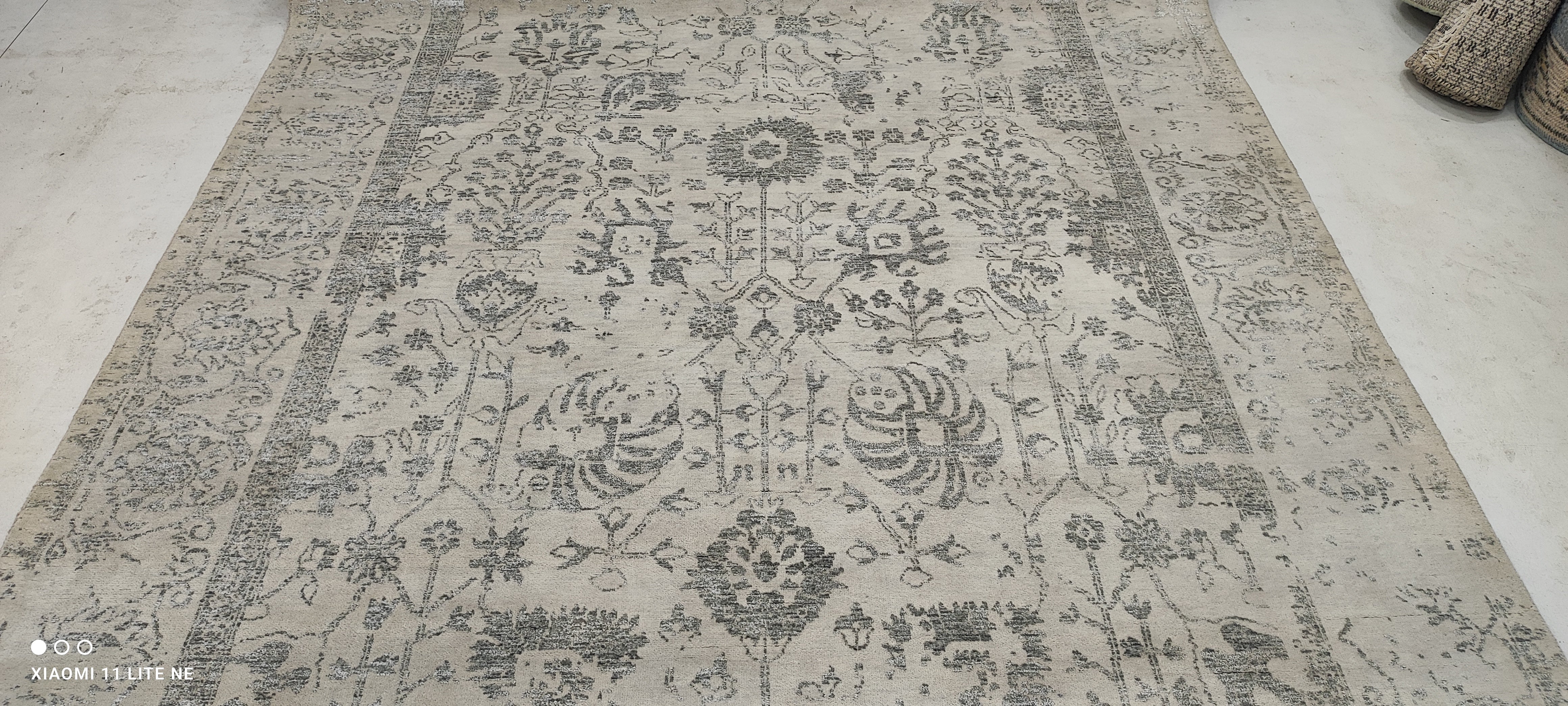 Shane 6x9 Grey Hand-Knotted Modern Abstract Rug