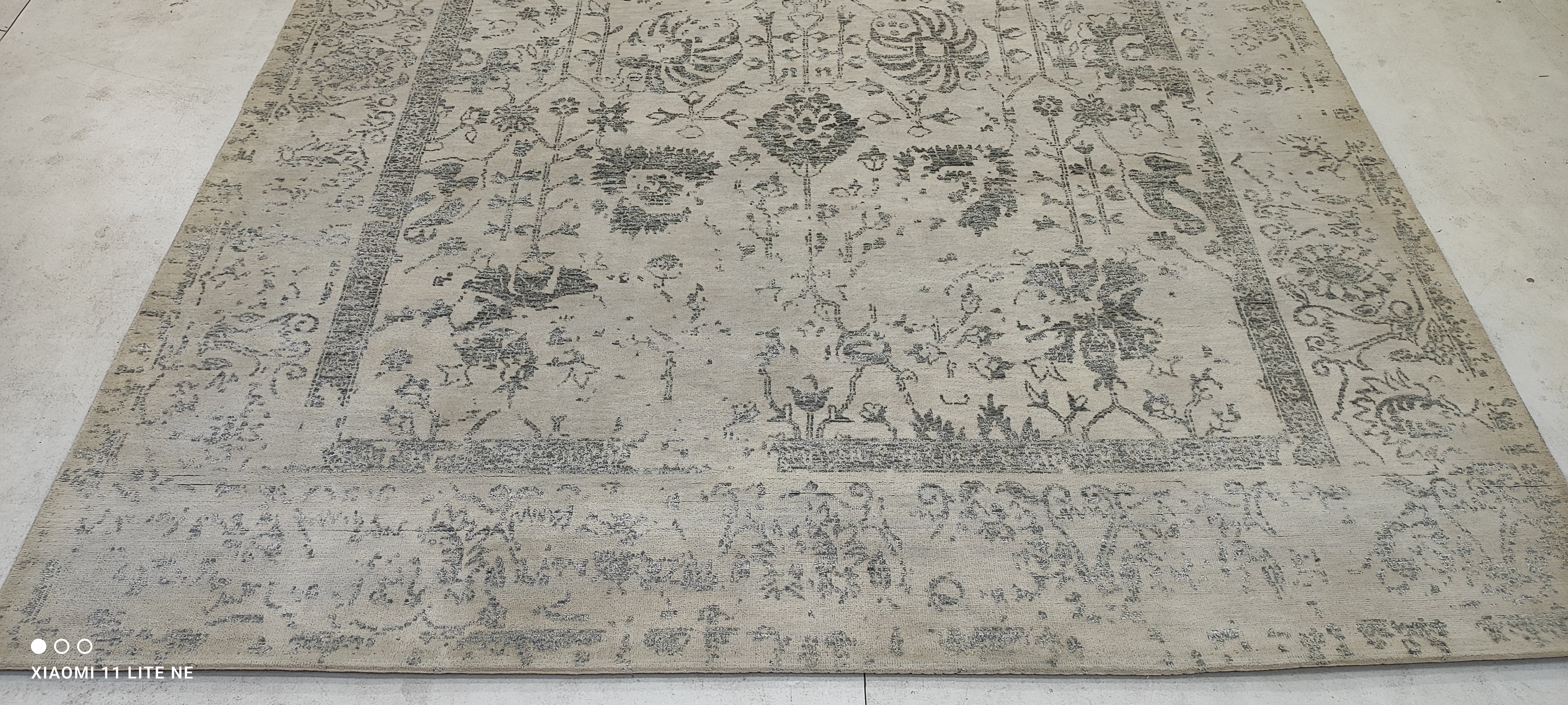 Shane 6x9 Grey Hand-Knotted Modern Abstract Rug