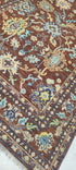 Denise's Friend 6.3x9.6 Brrown Hand-Knotted Oushak