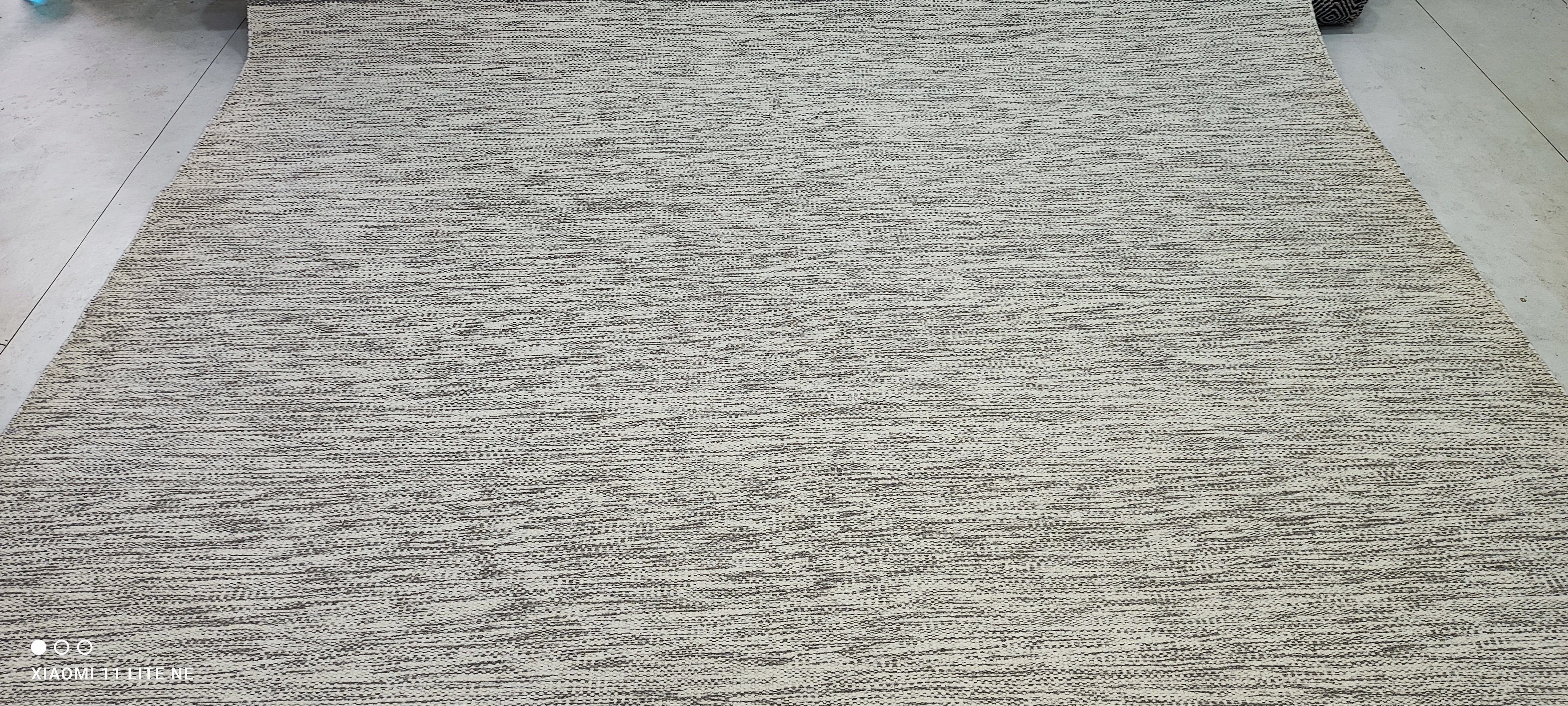 Mario Vassall 8.3x9.6 Grey Handwoven Modern Rug