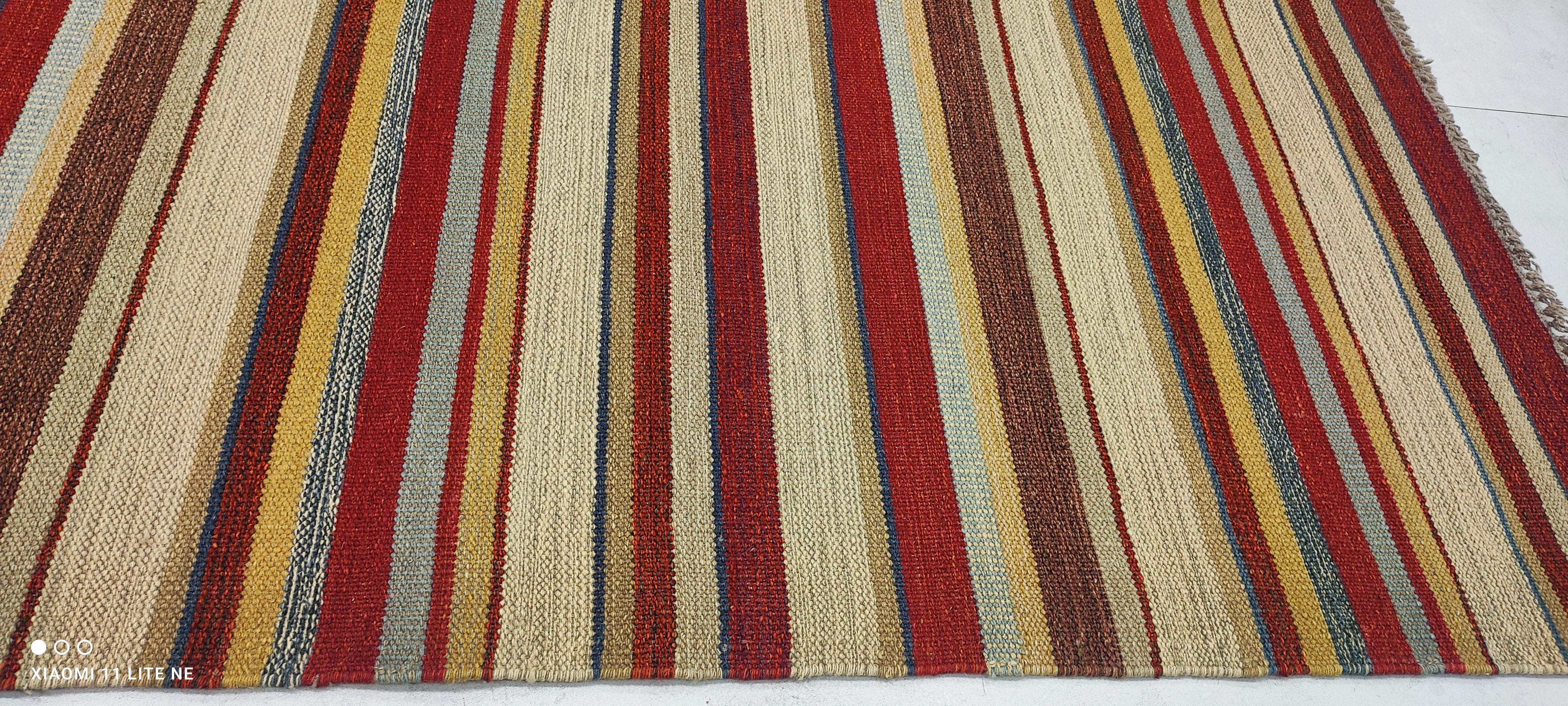 Jahaan Newy 7x8.6 Brown Handwoven Modern Rug