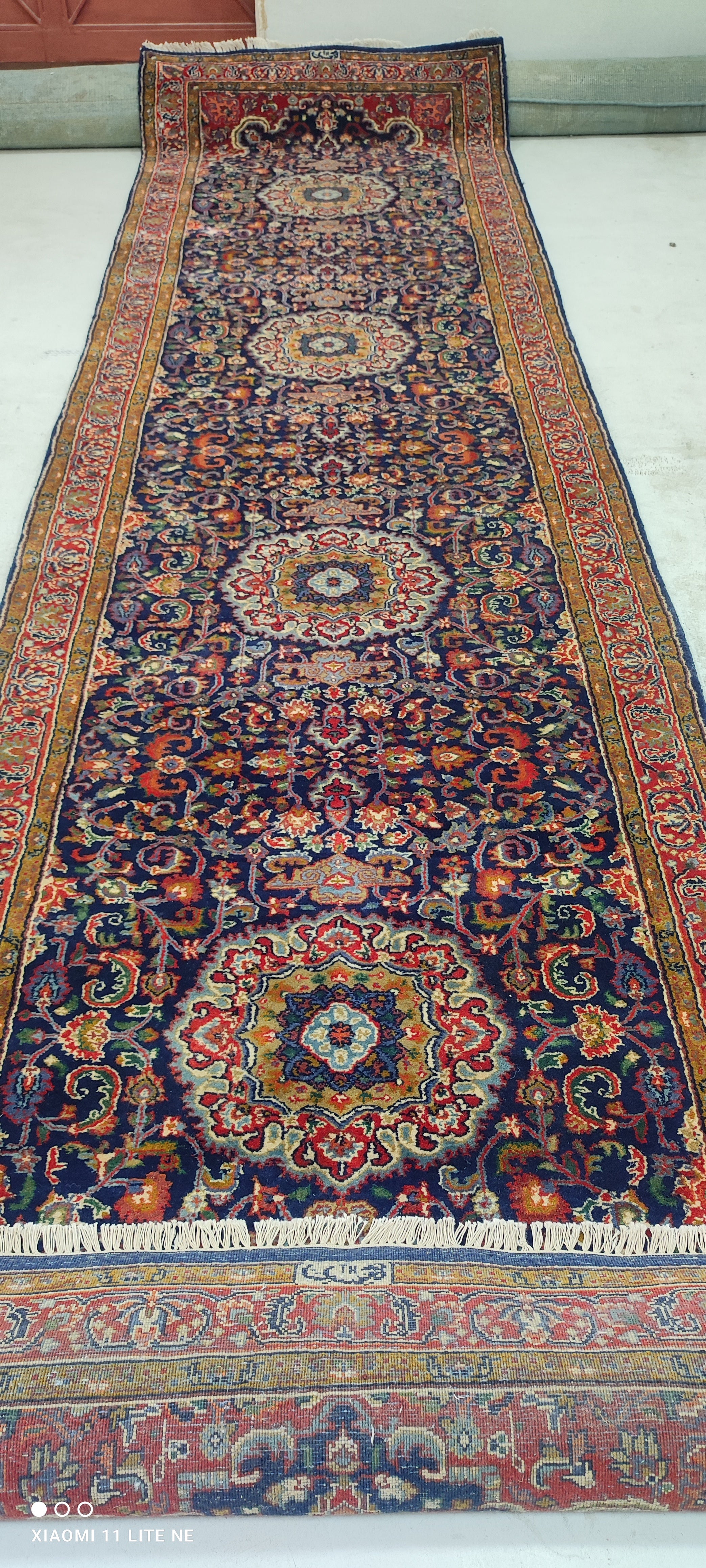Daisy von Scherler 3x11.9 Multi Color Hand-Knotted Palace Design Runner