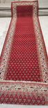 Betsy Joe 2.3x8.9 Red Hand-Knotted Traditional Style Runner