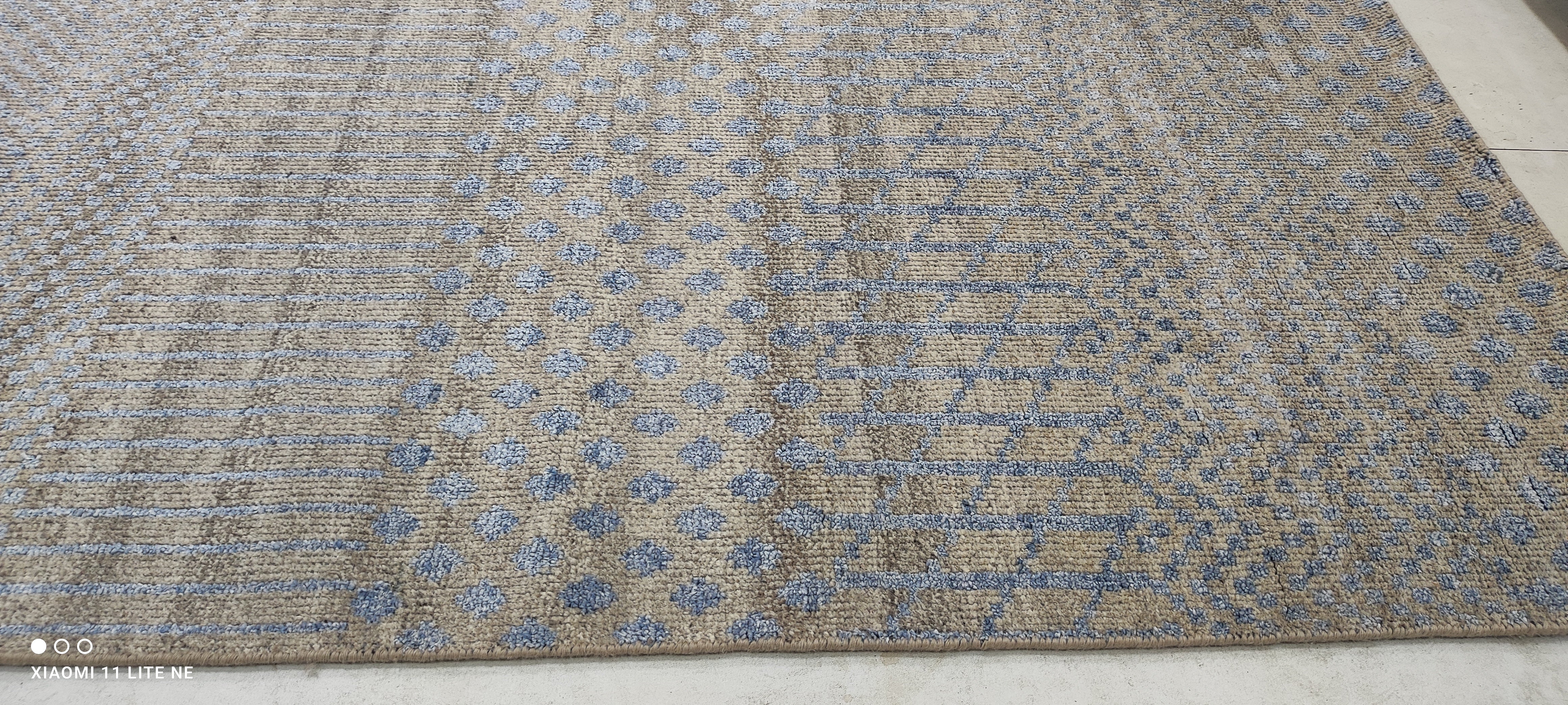 Michael Zegen 5.6x7.6 Grey Hand-Knotted Modern Style Rug