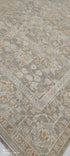 Barbara Miluski 8x10 Light Brown Hand-Knotted Oushak Rug