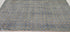 Santino Fontana 8x10 Blue Hand-Knotted Modern Style Rug