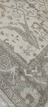 Julie Klausner 8x10 Silver Hand-Knotted Oushak Rug