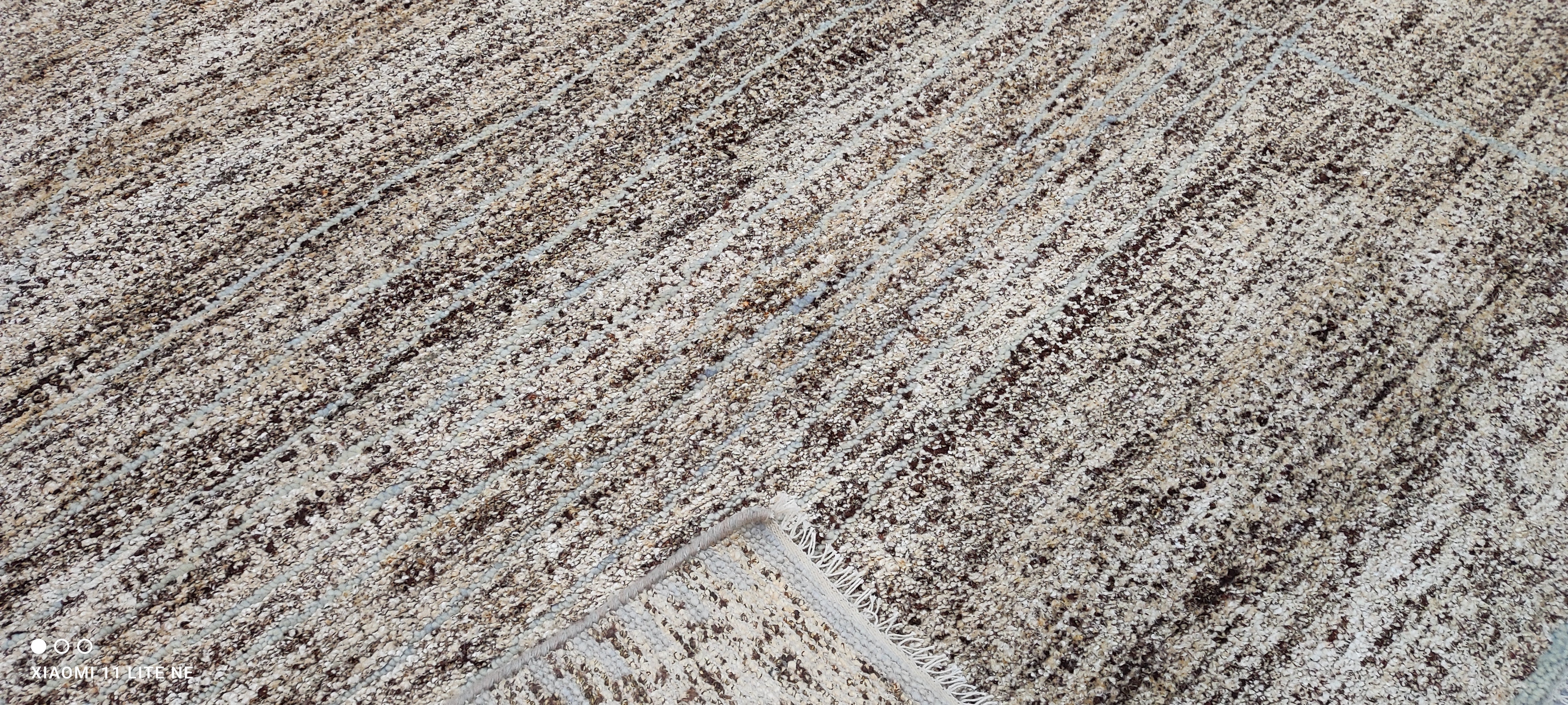 James Monroe Iglehart 8x10 Cream Hand-Knotted Moroccan Style Rug