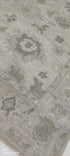 Harriet Herman 8x10 Grey Hand-Knotted Oushak Rug