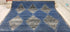 Chris Chirdon 8x10 Blue Hand-Knotted Modern Style Rug