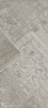 Raven Bowens 7.9x10 Grey Hand-Knotted Oushak Rug