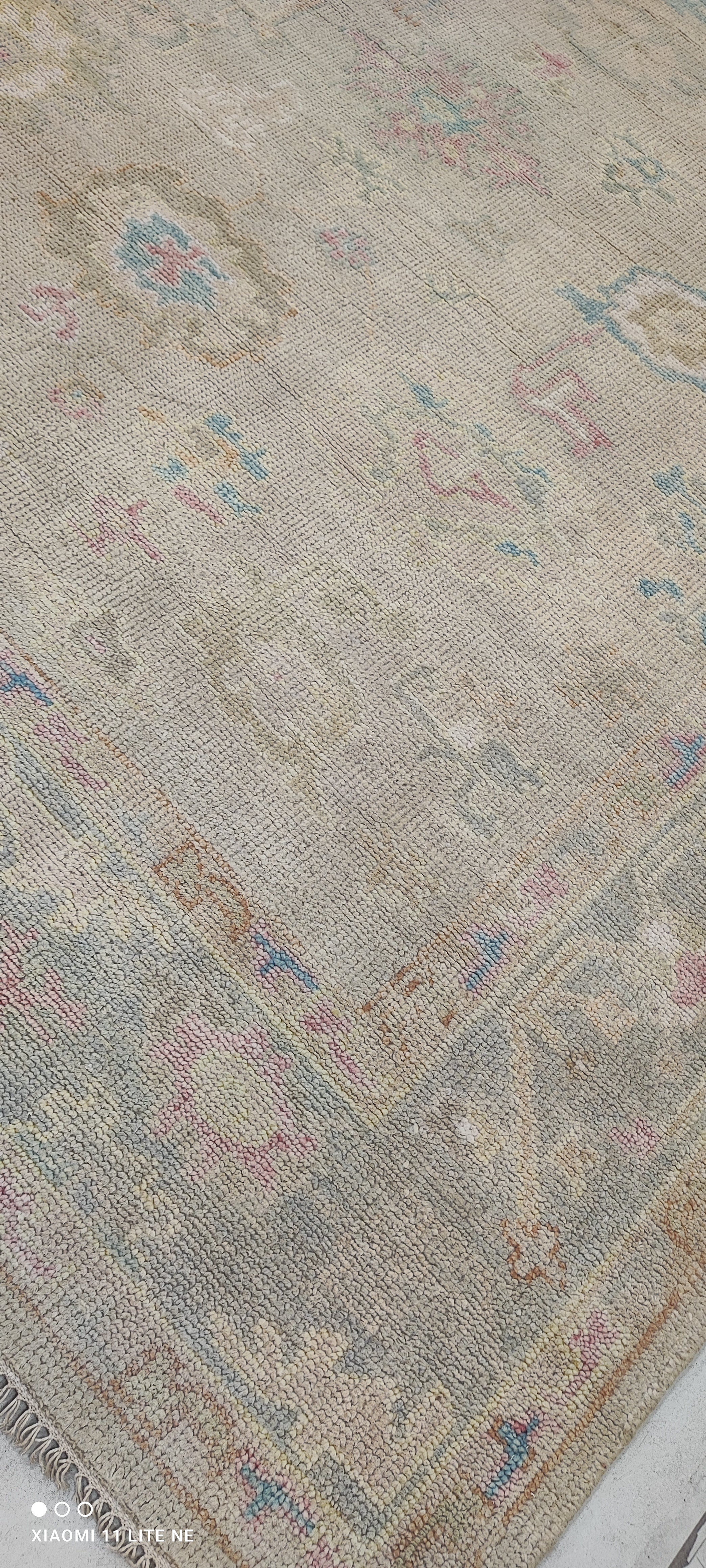 Benedetta Head 8x10 Multi Color Hand-Knotted Oushak Rug