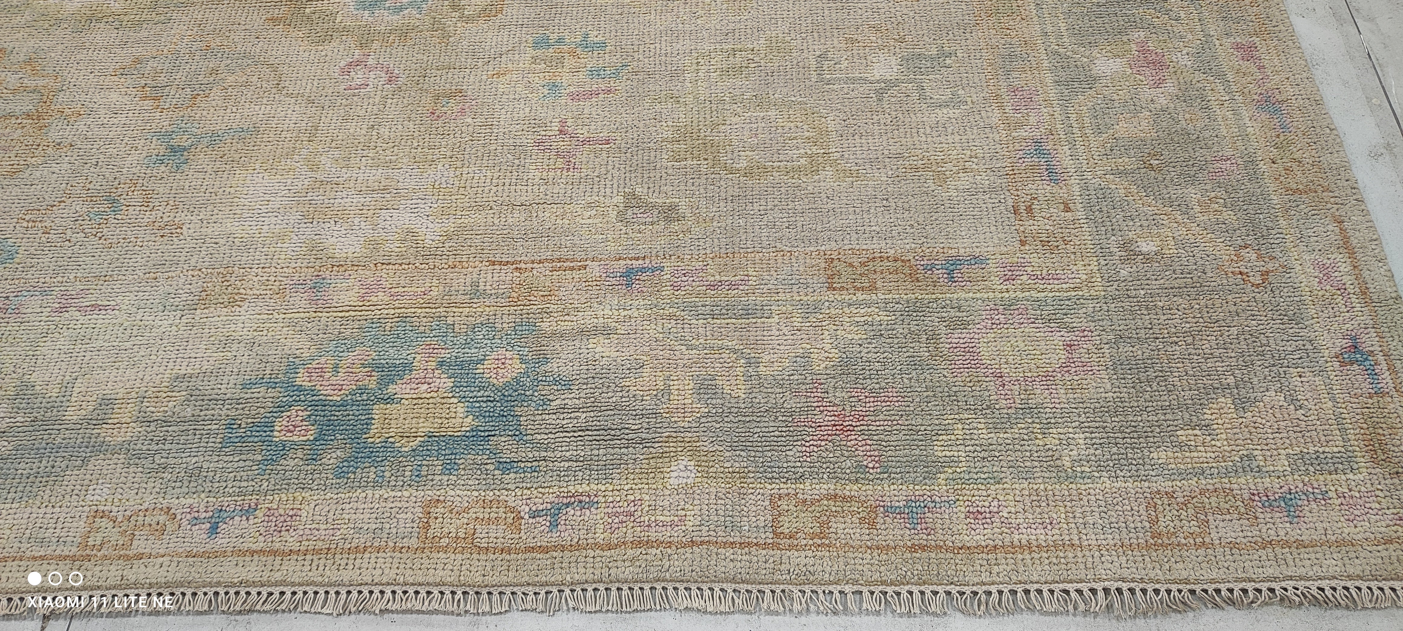 Benedetta Head 8x10 Multi Color Hand-Knotted Oushak Rug