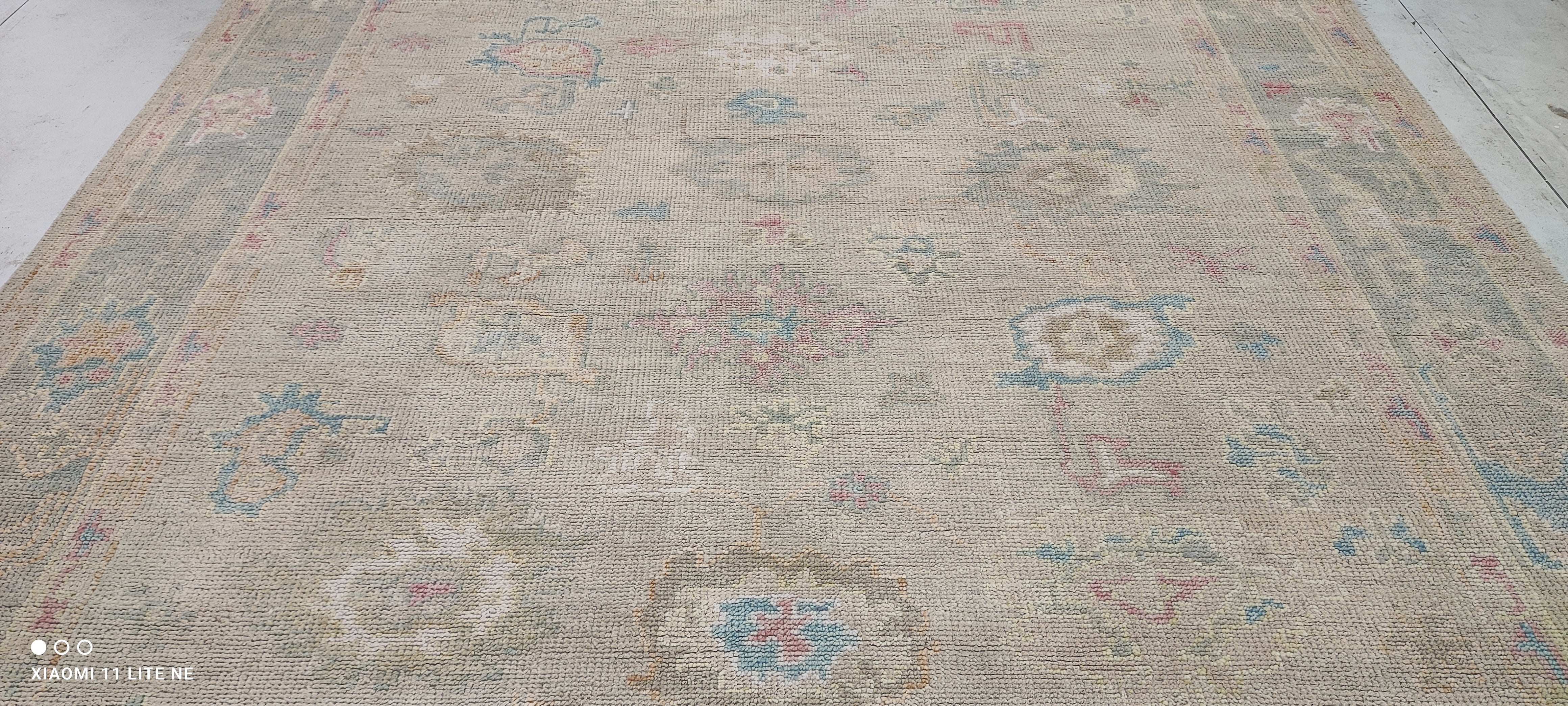 Benedetta Head 8x10 Multi Color Hand-Knotted Oushak Rug