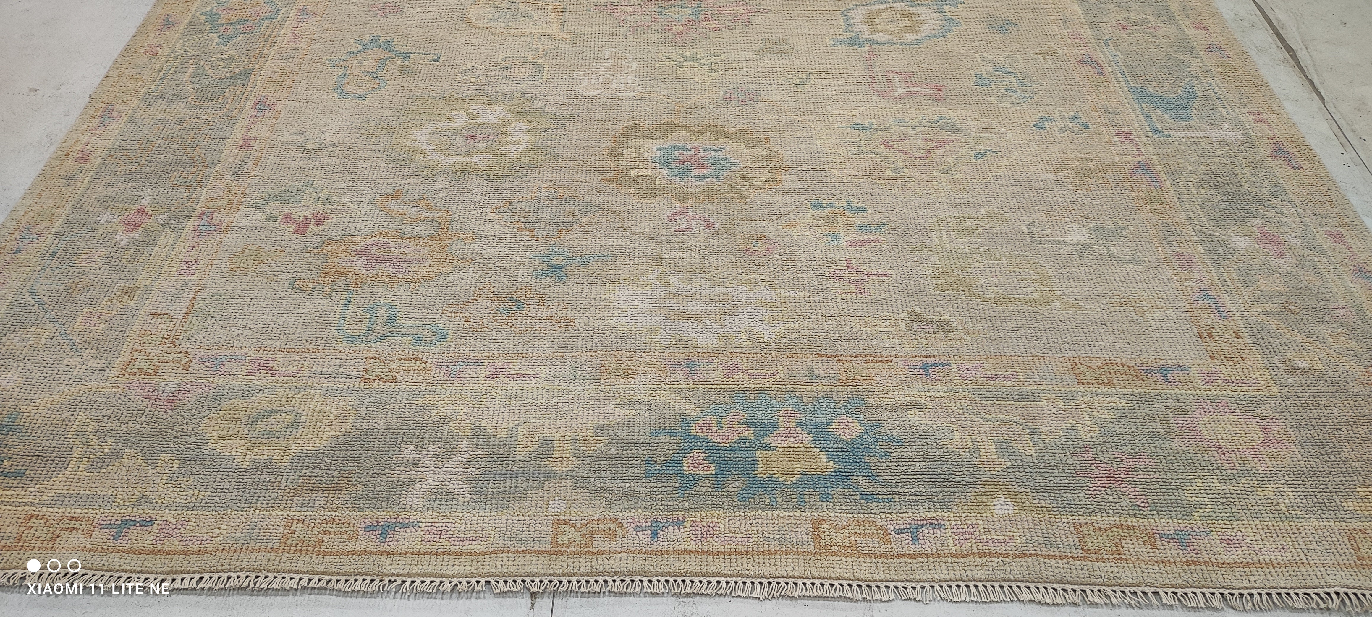 Benedetta Head 8x10 Multi Color Hand-Knotted Oushak Rug