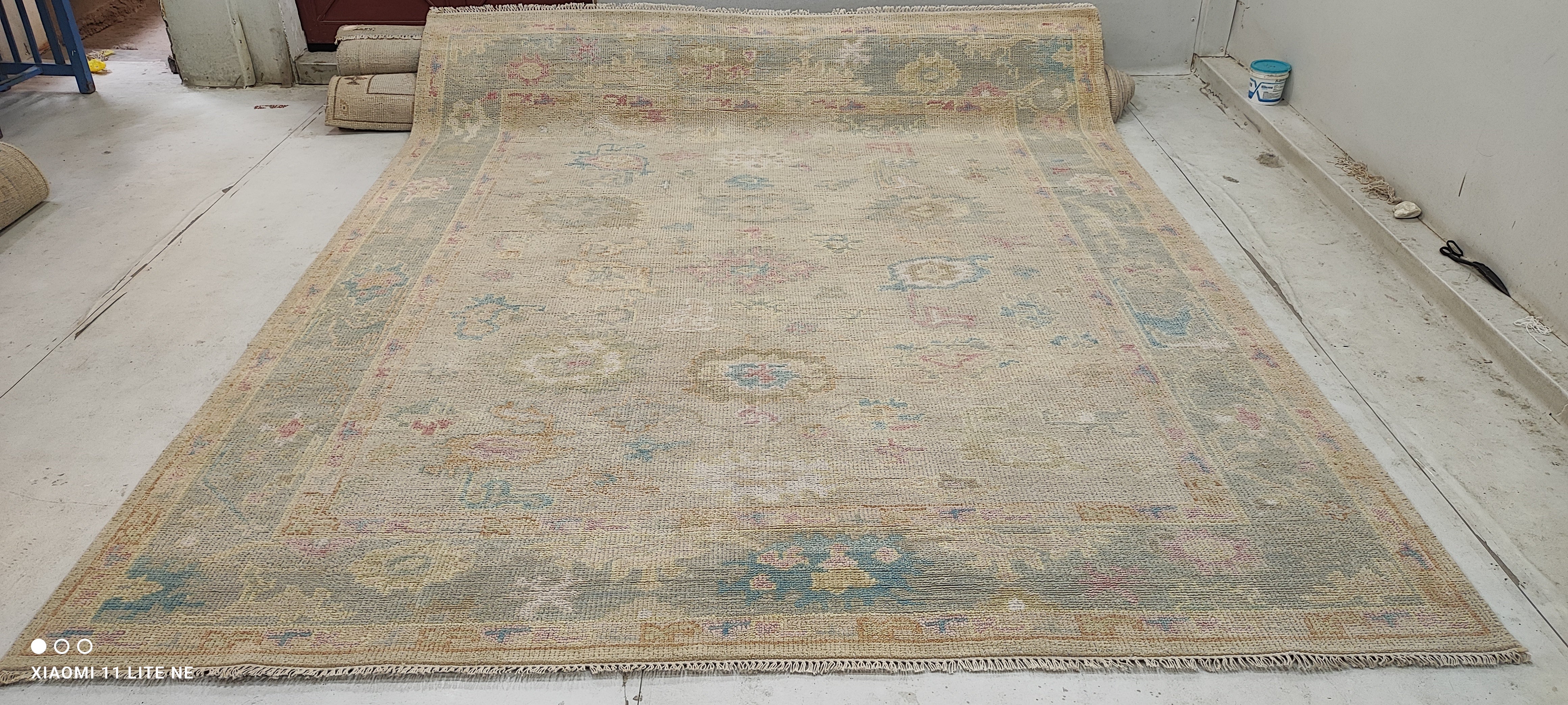Benedetta Head 8x10 Multi Color Hand-Knotted Oushak Rug