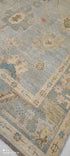 Gitta Robinson 9x12 Multi Color Hand-Knotted Oushak Rug