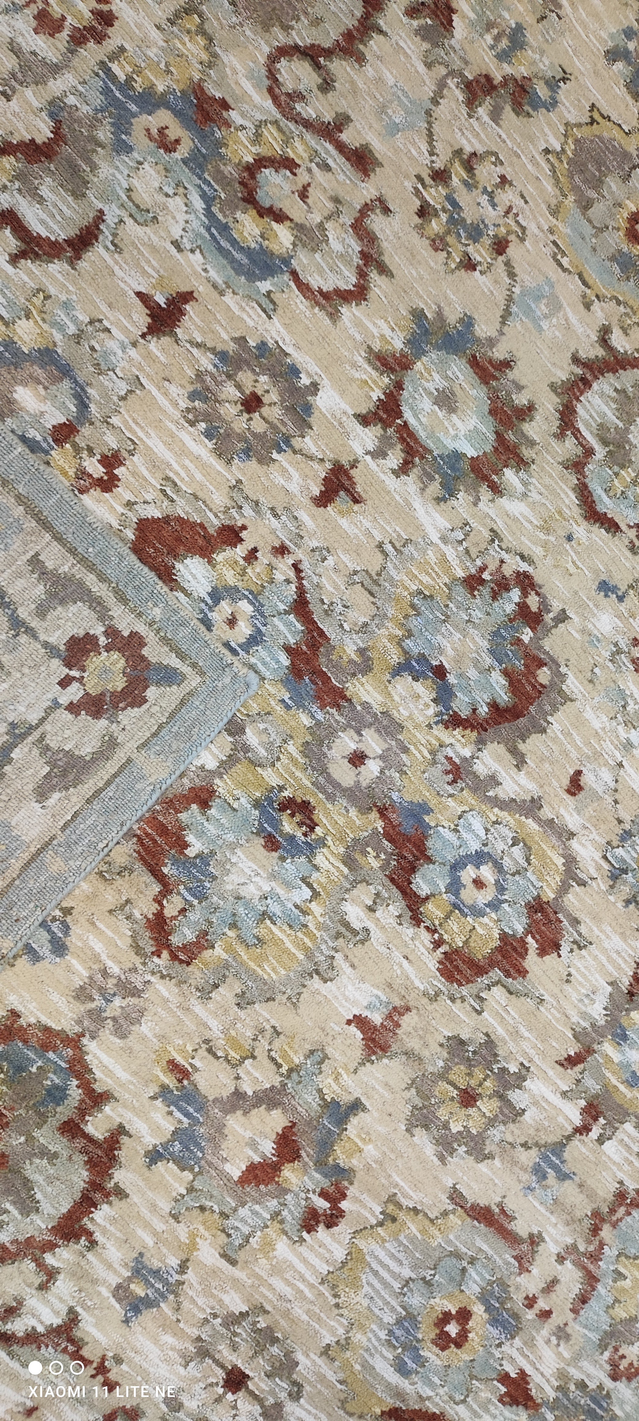 Marceline Hugot 8x10 Beige Hand-Knotted Oushak Rug