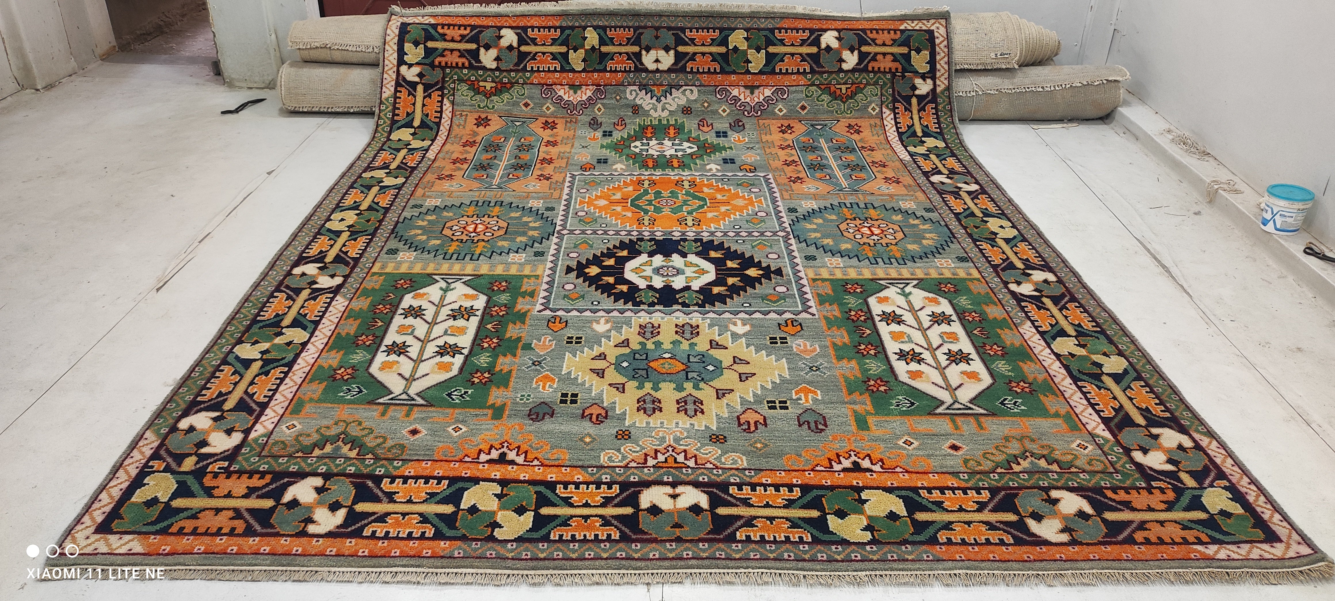 Lauren Norvelle 8x10 Multi Color Hand-Knotted Oushak Rug