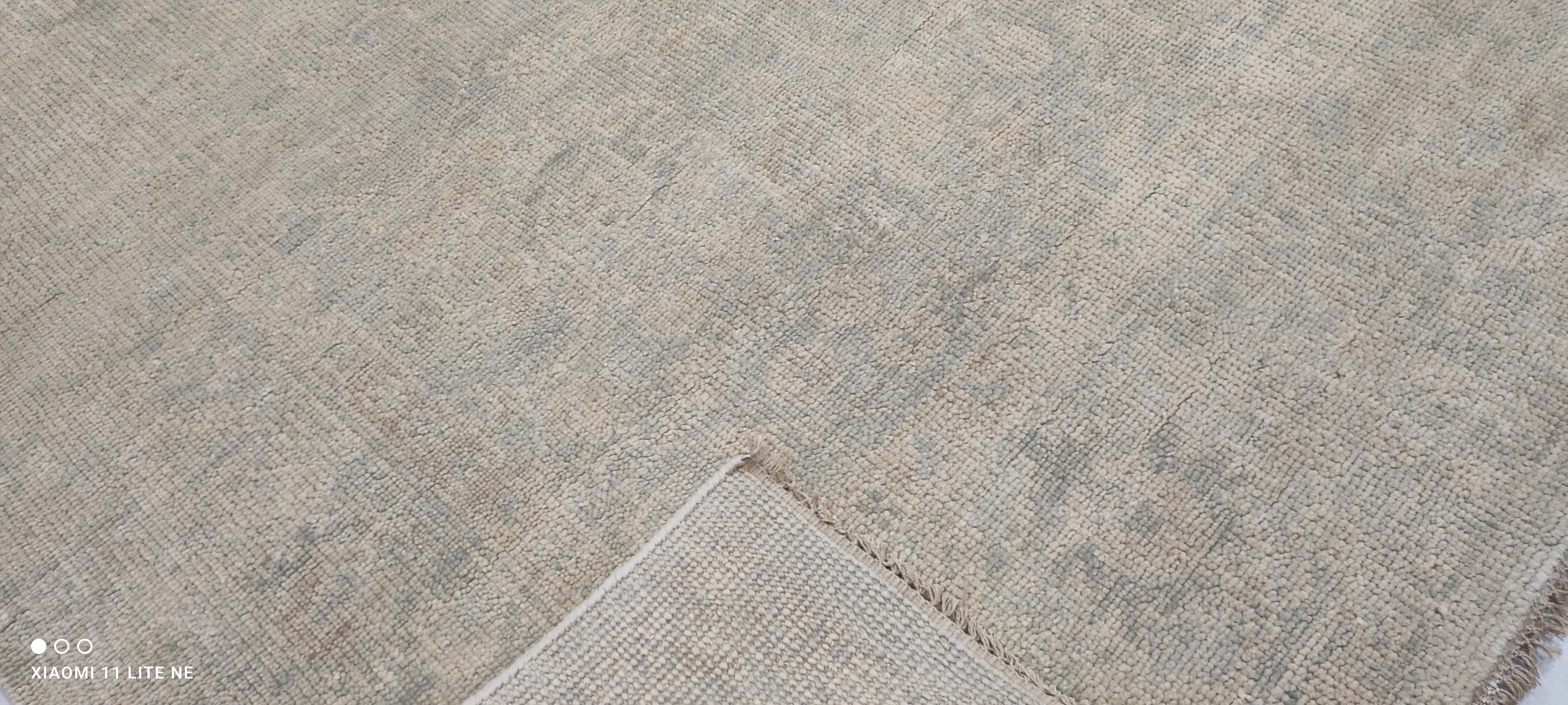 Nancy Cantine 8x10 Grey Hand-Knotted Oushak Rug
