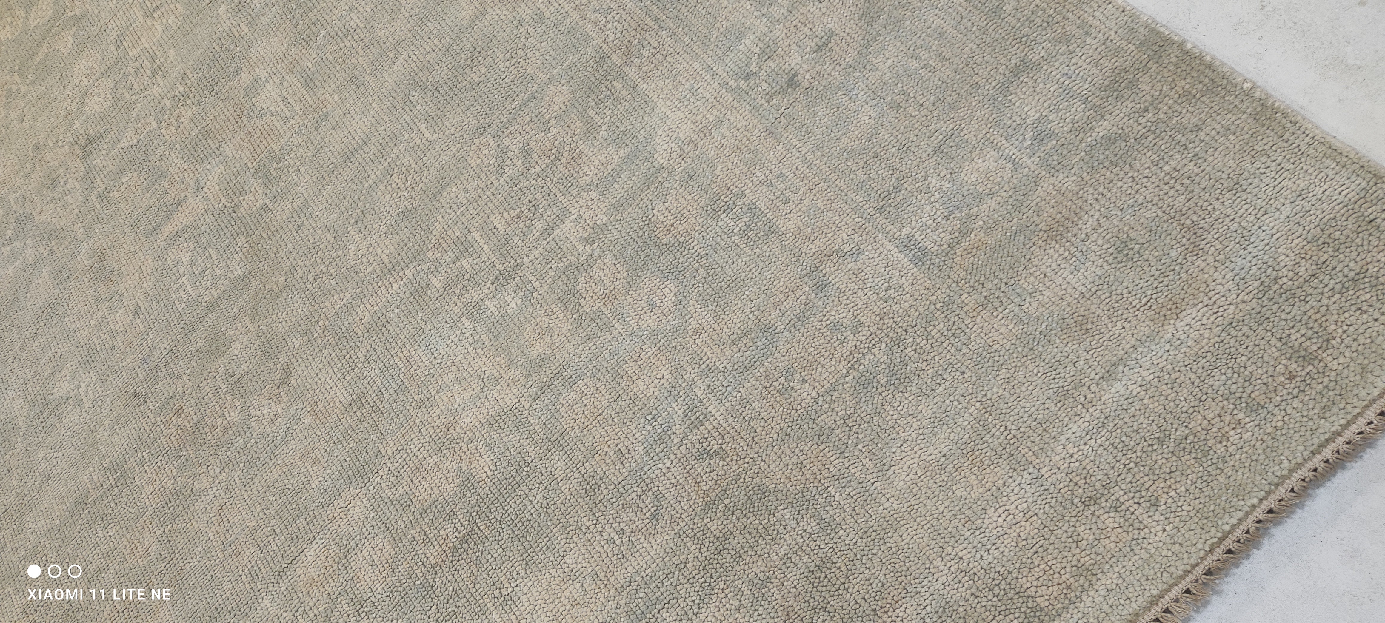 Nancy Cantine 8x10 Grey Hand-Knotted Oushak Rug