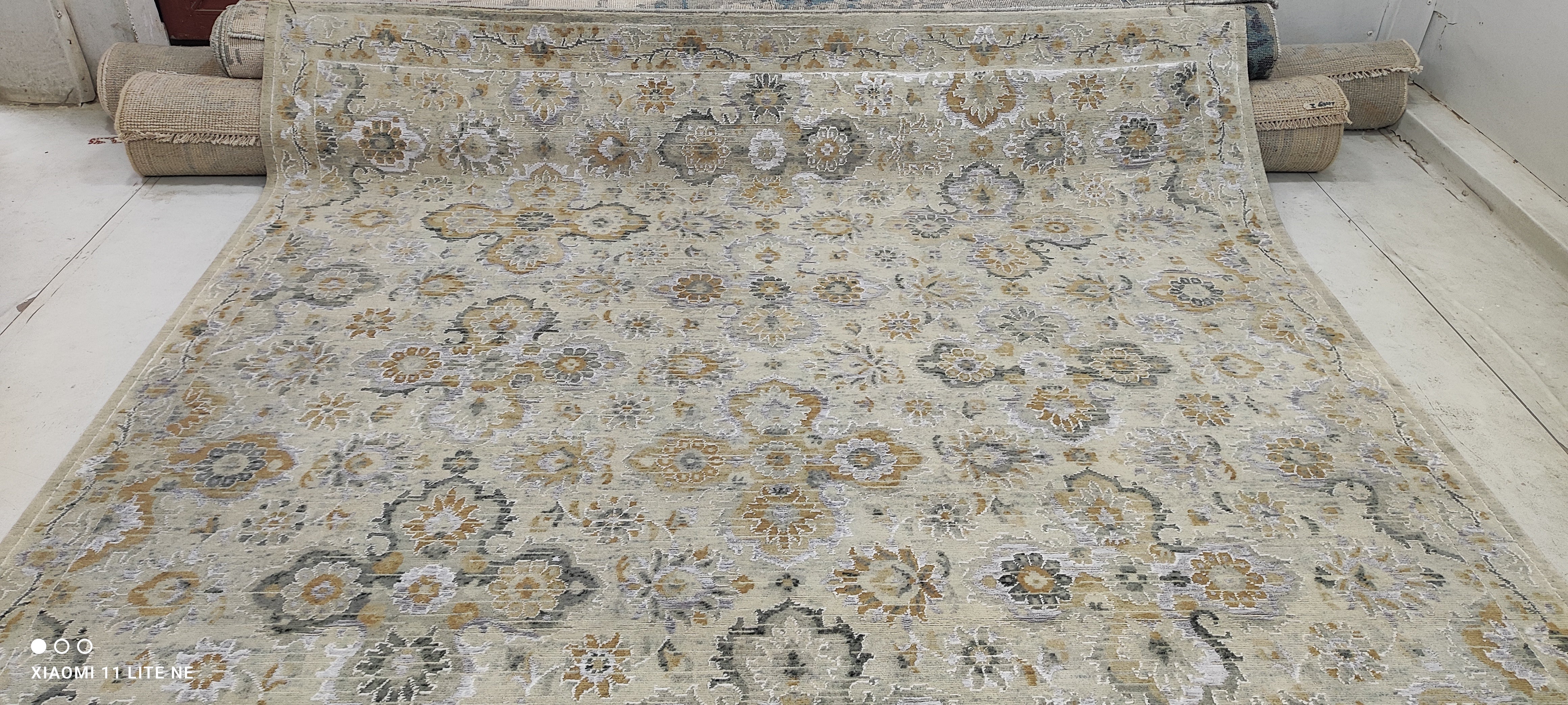 Matthew Jeffers 8x10 Grey Hand-Knotted Modern Style Rug