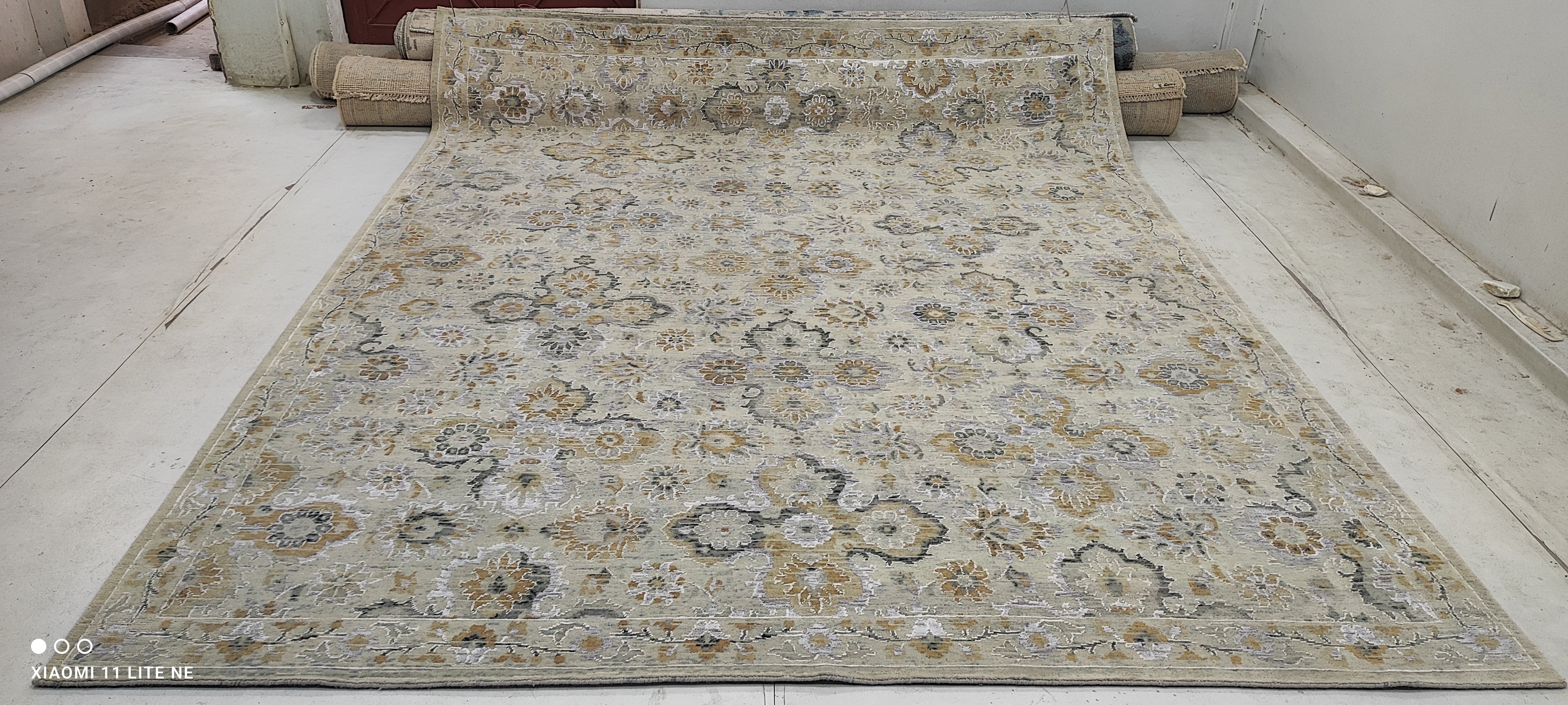 Matthew Jeffers 8x10 Grey Hand-Knotted Modern Style Rug